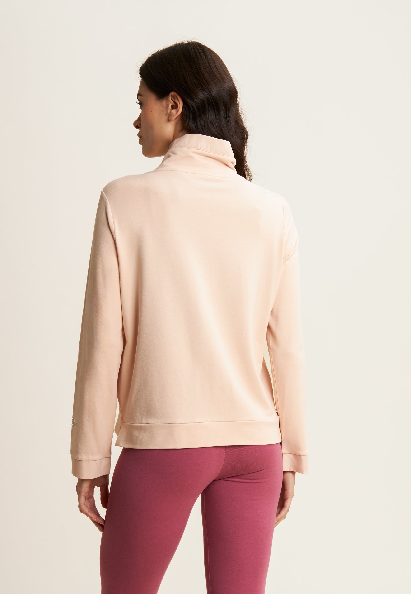 freddy-felpa-zip-collo-alto-french-terry-modal-effetto-seta image 3