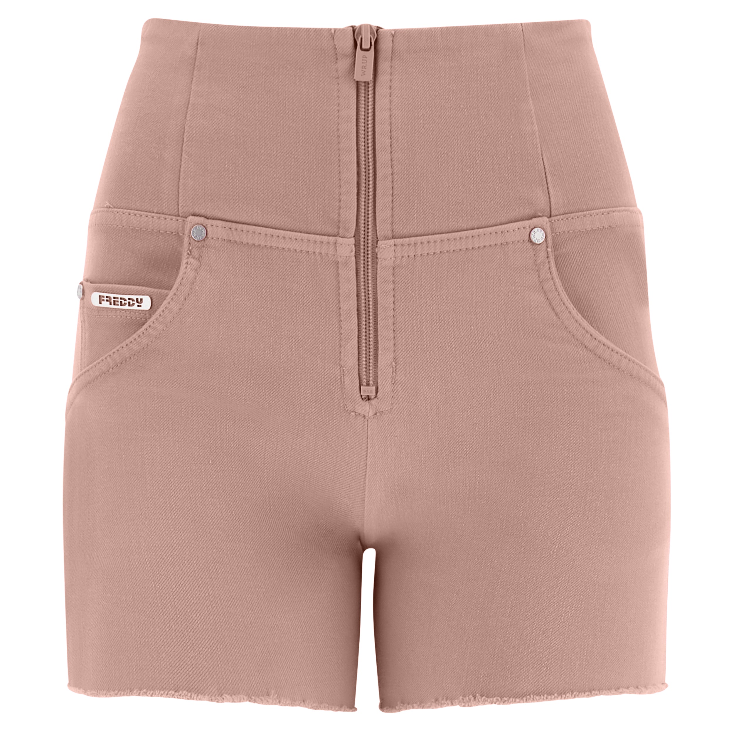 freddy-shorts-push-up-wr-up-vita-alta-sfrangiati-in-denim image 4