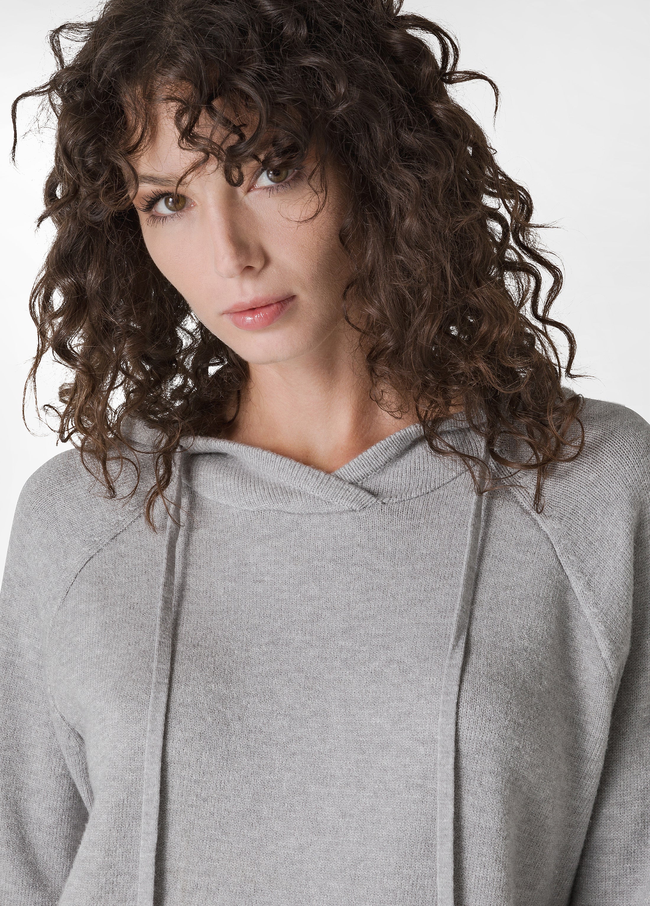 deha-pullover-con-cappuccio-grigio image 3