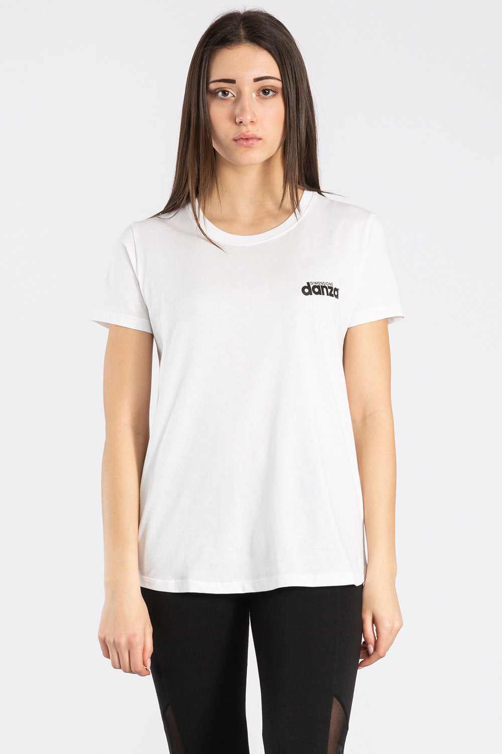 dimensione-danza-t-shirt-donna-a-maniche-corte-in-cotone-con-logo image 6