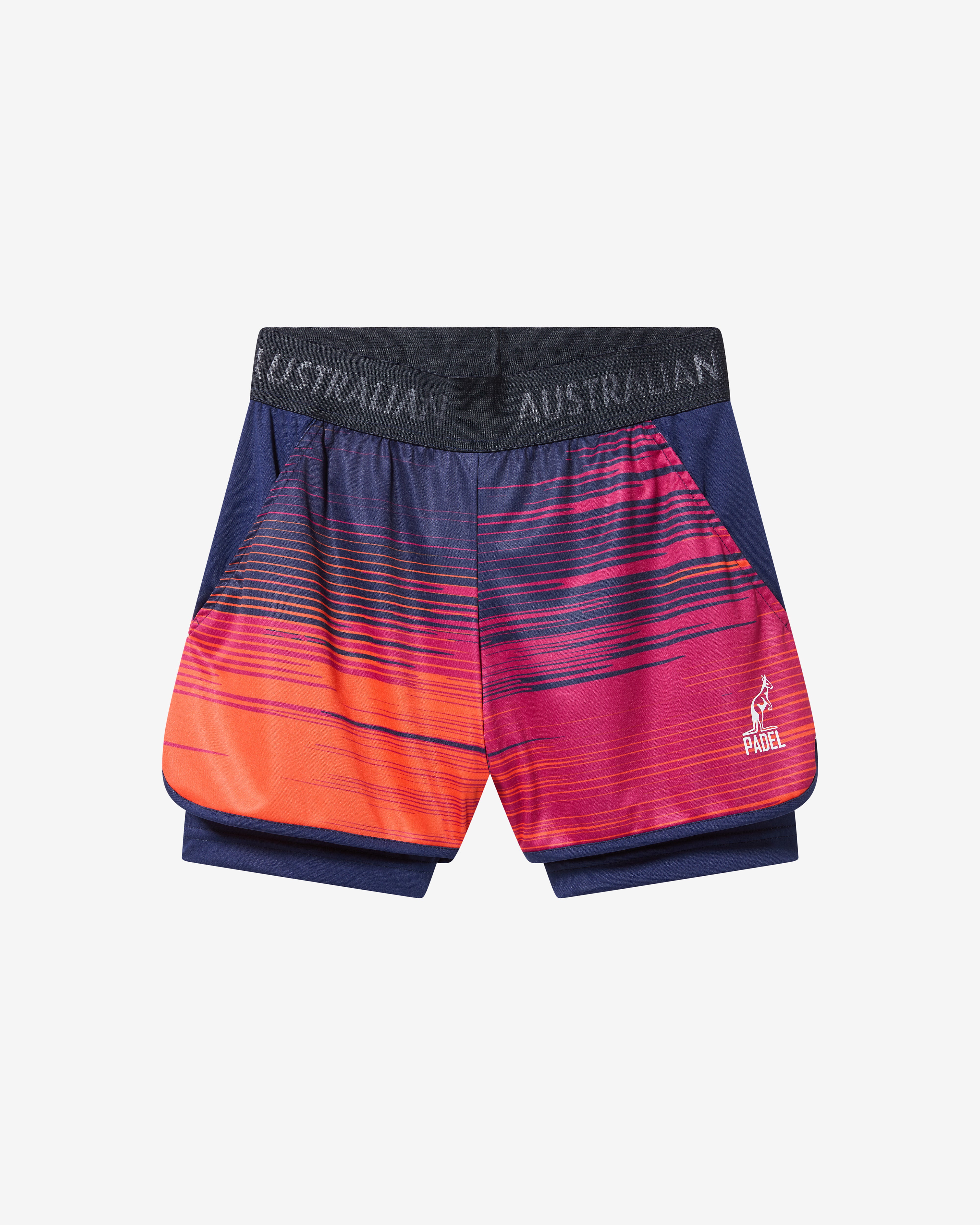 australian-gradient-lines-short-short-padel-ace-con-sottopantaloncino image 5