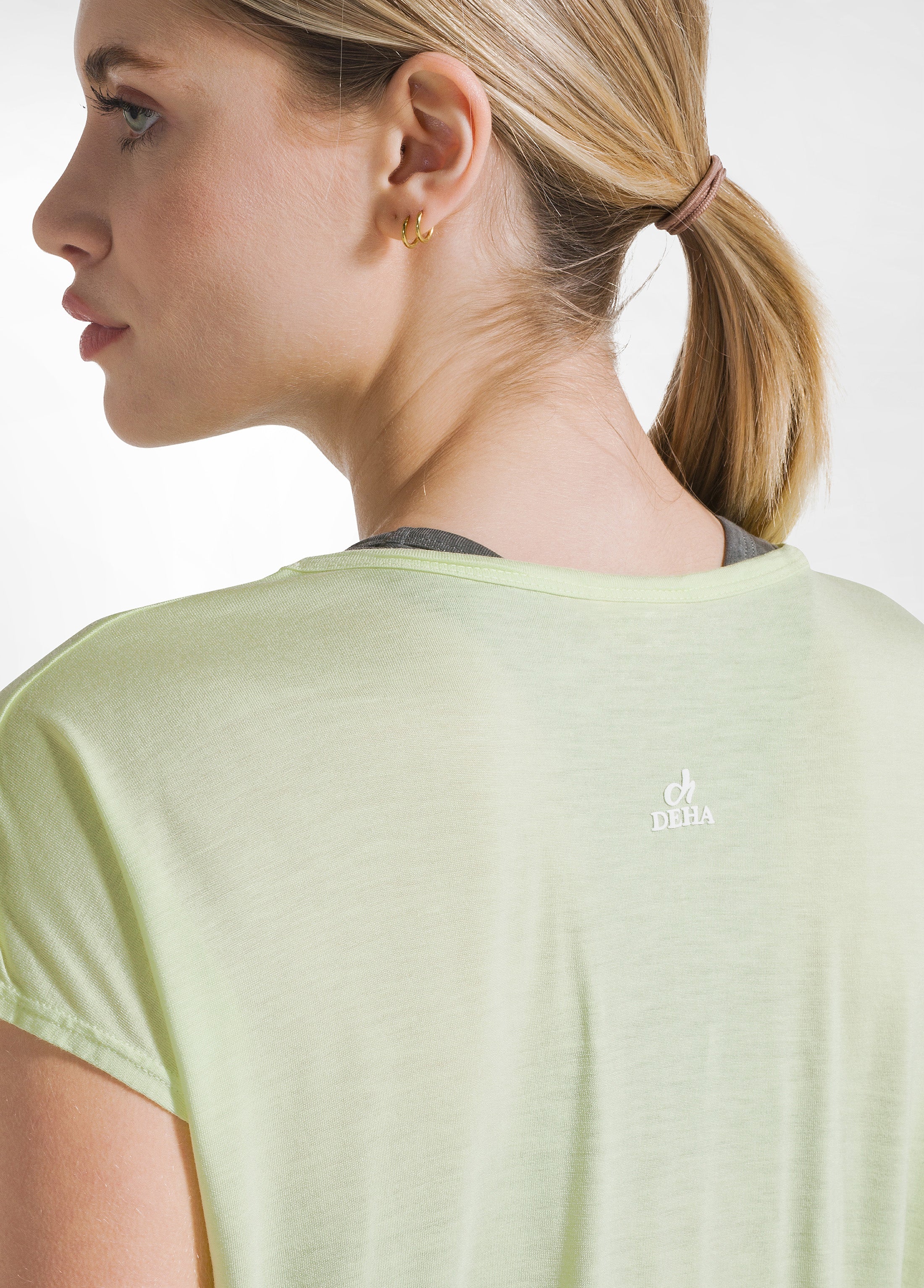 deha-d42041-t-shirt-yoga-con-nodo-frontale-giallo image 3