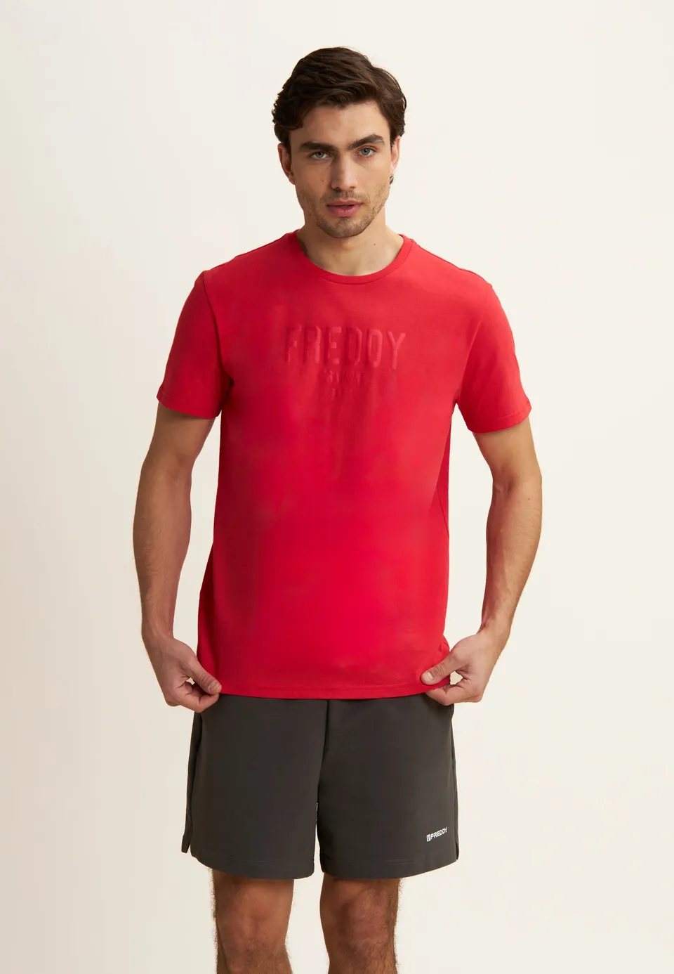 freddy-t-shirt-in-cotone-con-stampa-frontale-freddy-training-dept image 1
