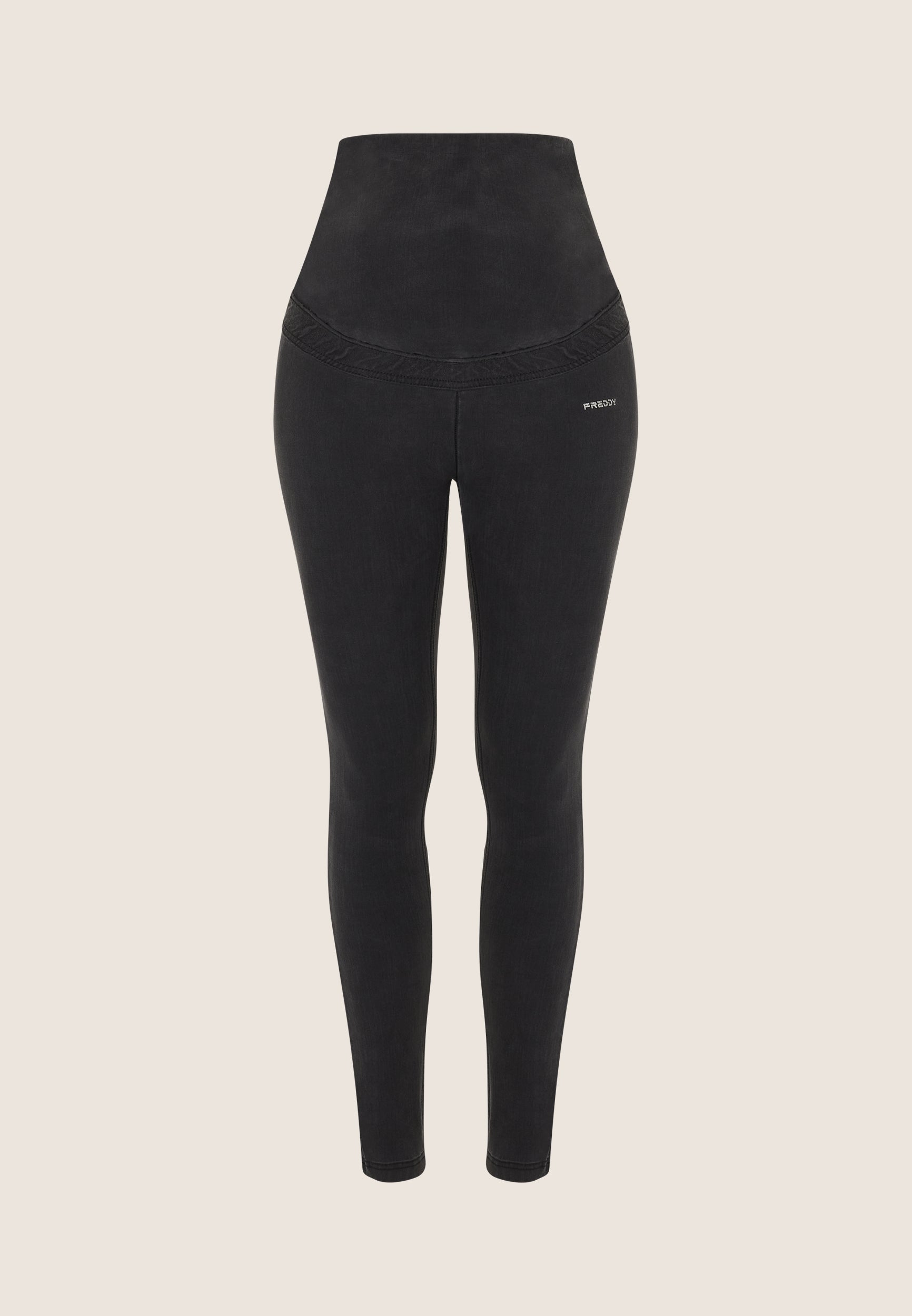 freddy-wr-up-core-leggings-maternity-donna-in-tencel-effetto-denim image 5