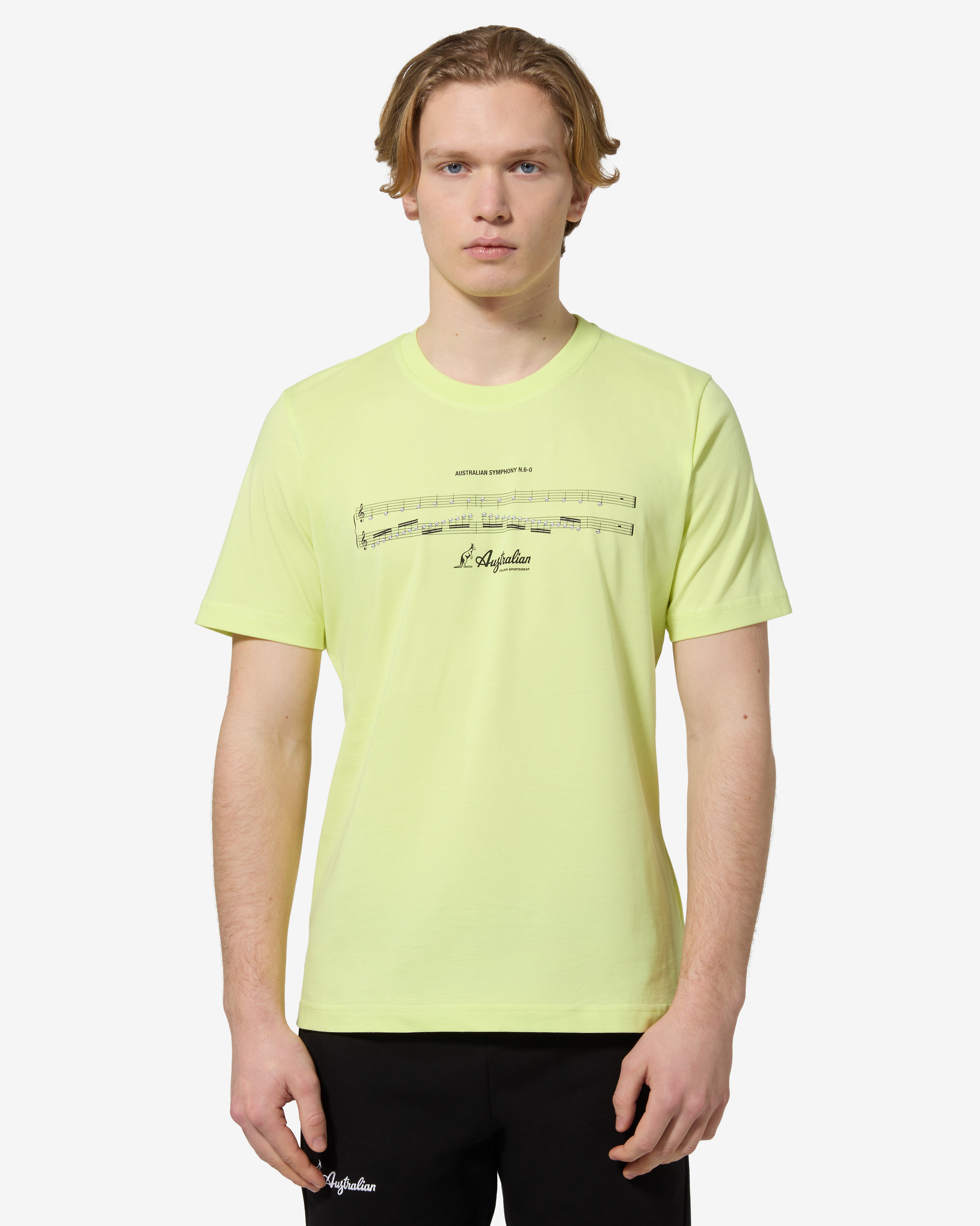 australian-symphony-t-shirt-t-shirt-cotone-lime-regular-fit image 1