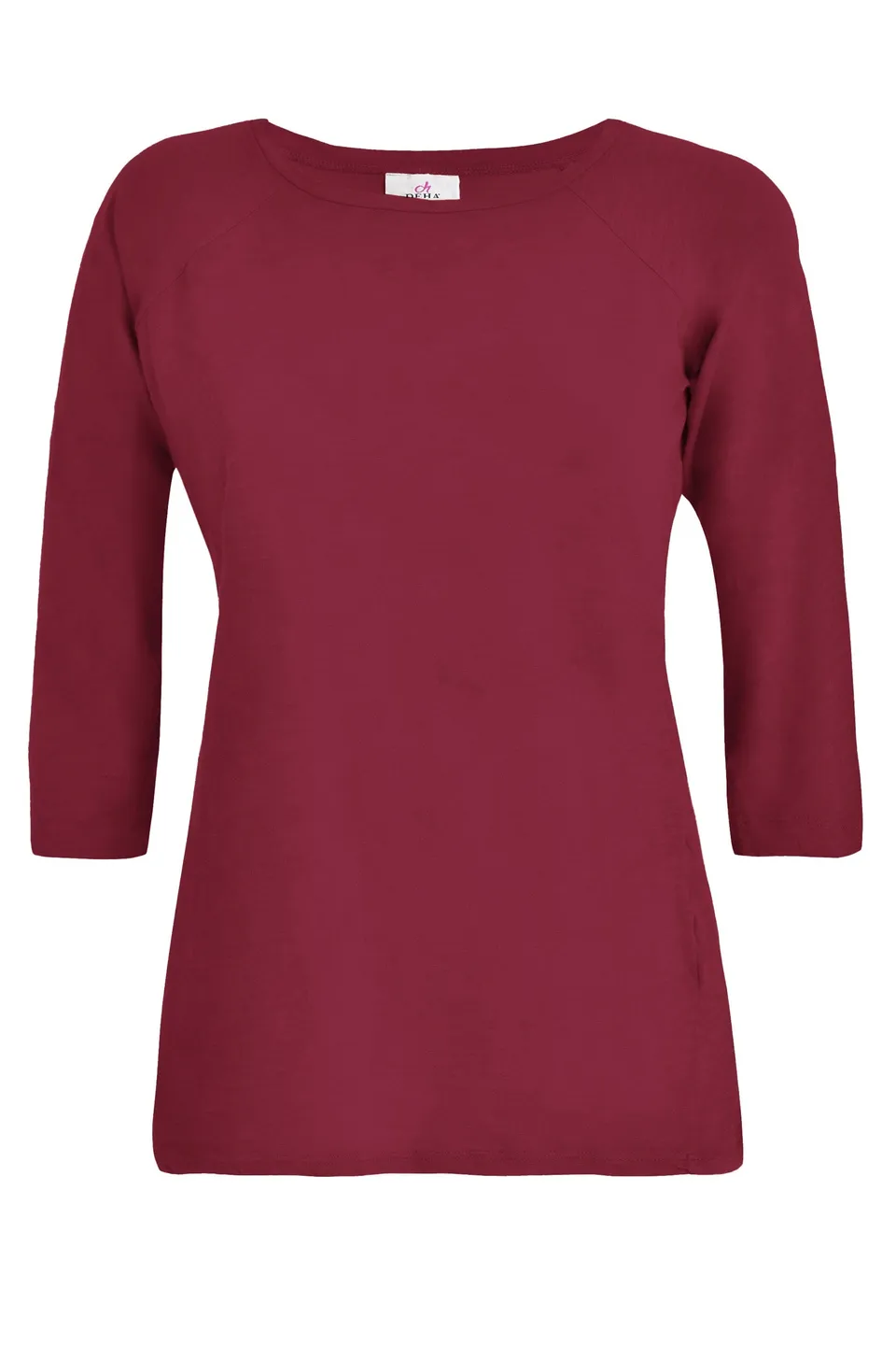 deha-d42514-t-shirt-manica-3-4-in-jersey-fiammato-rosso image 1
