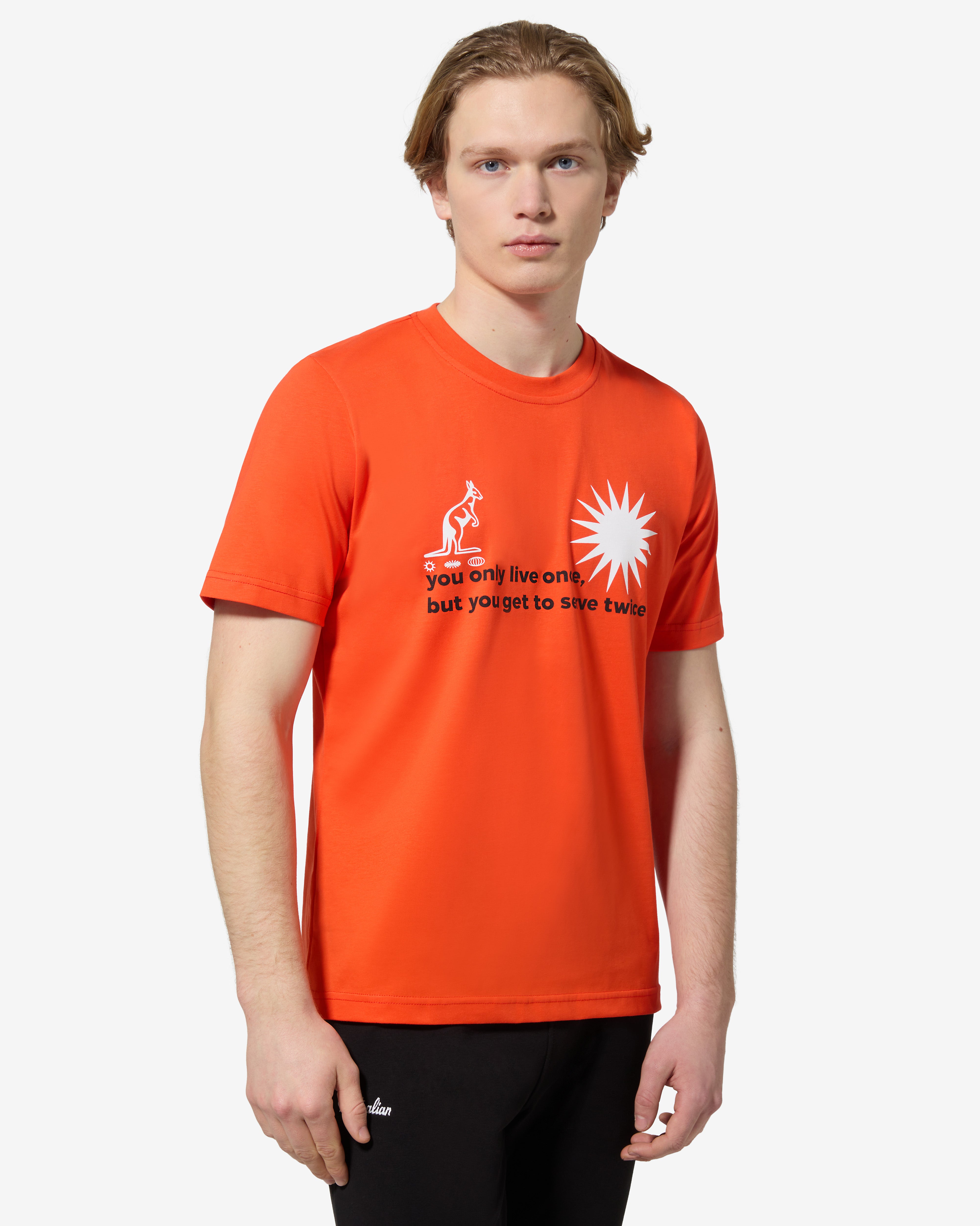 australian-collage-t-shirt-in-cotone-made-in-italy image 1