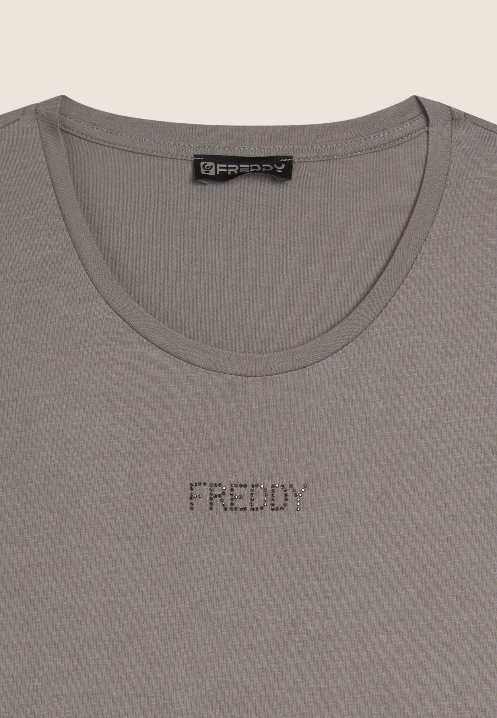 freddy-t-shirt-manica-corta-cut-out-strass-logo image 7