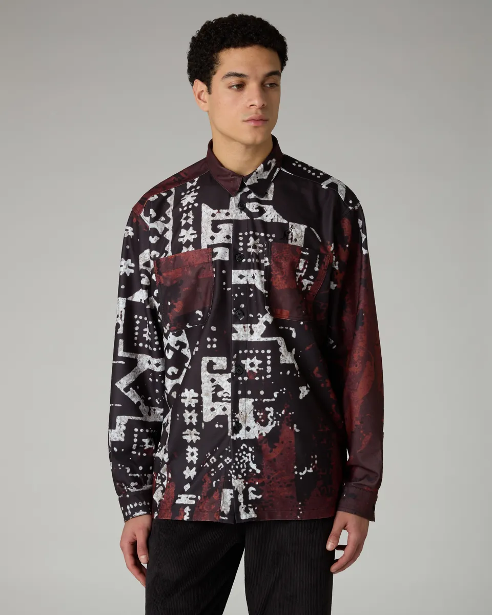 australian-arak-printed-shirt-camicia-over-sabrinda-heritage image 1