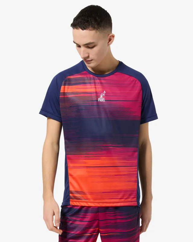 australian-gradient-lines-t-shirt-padel-blu-cosmo image 1