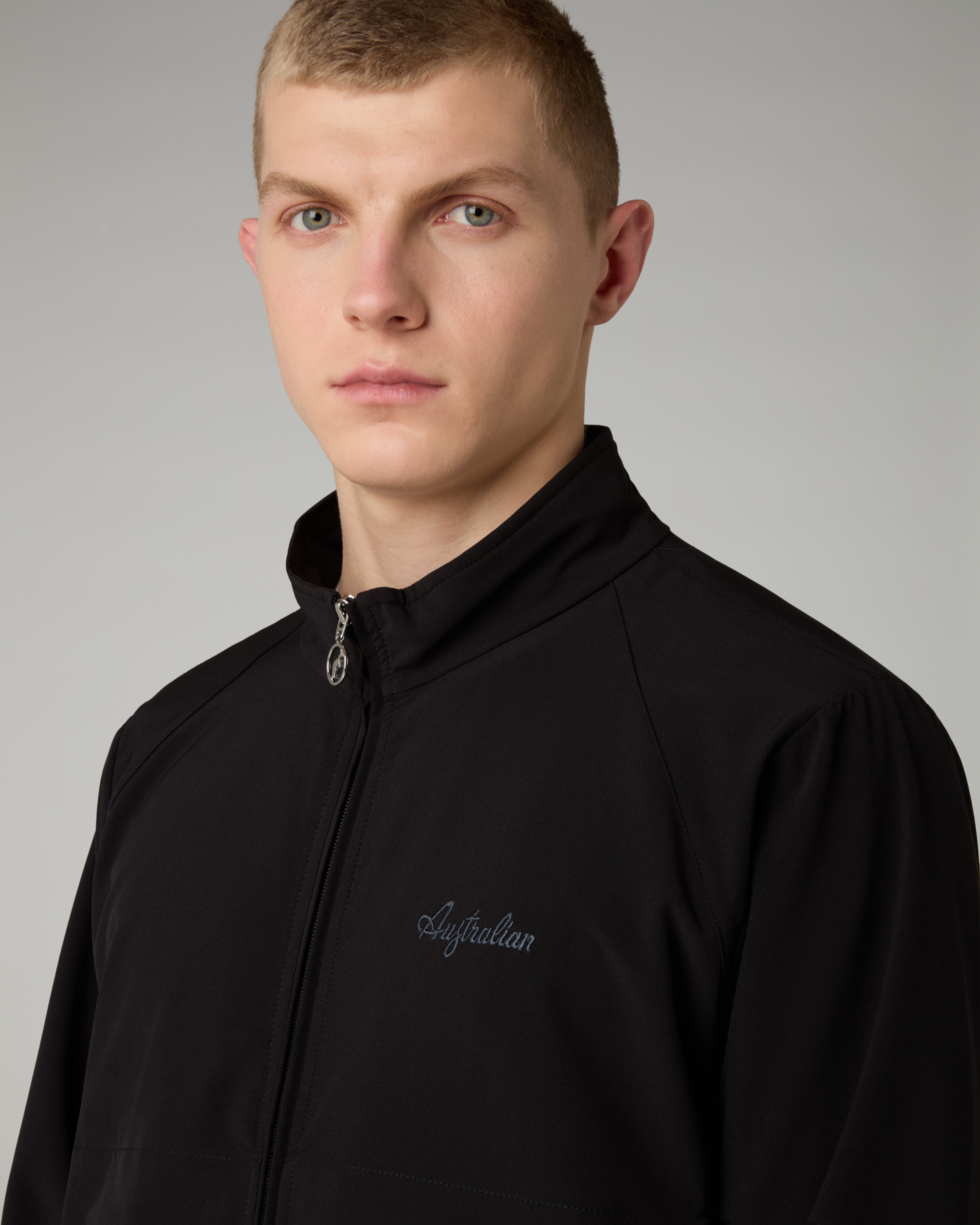 australian-doric-move-tracksuit-tuta-nera-bi-elastica-slam-sfoderata image 4