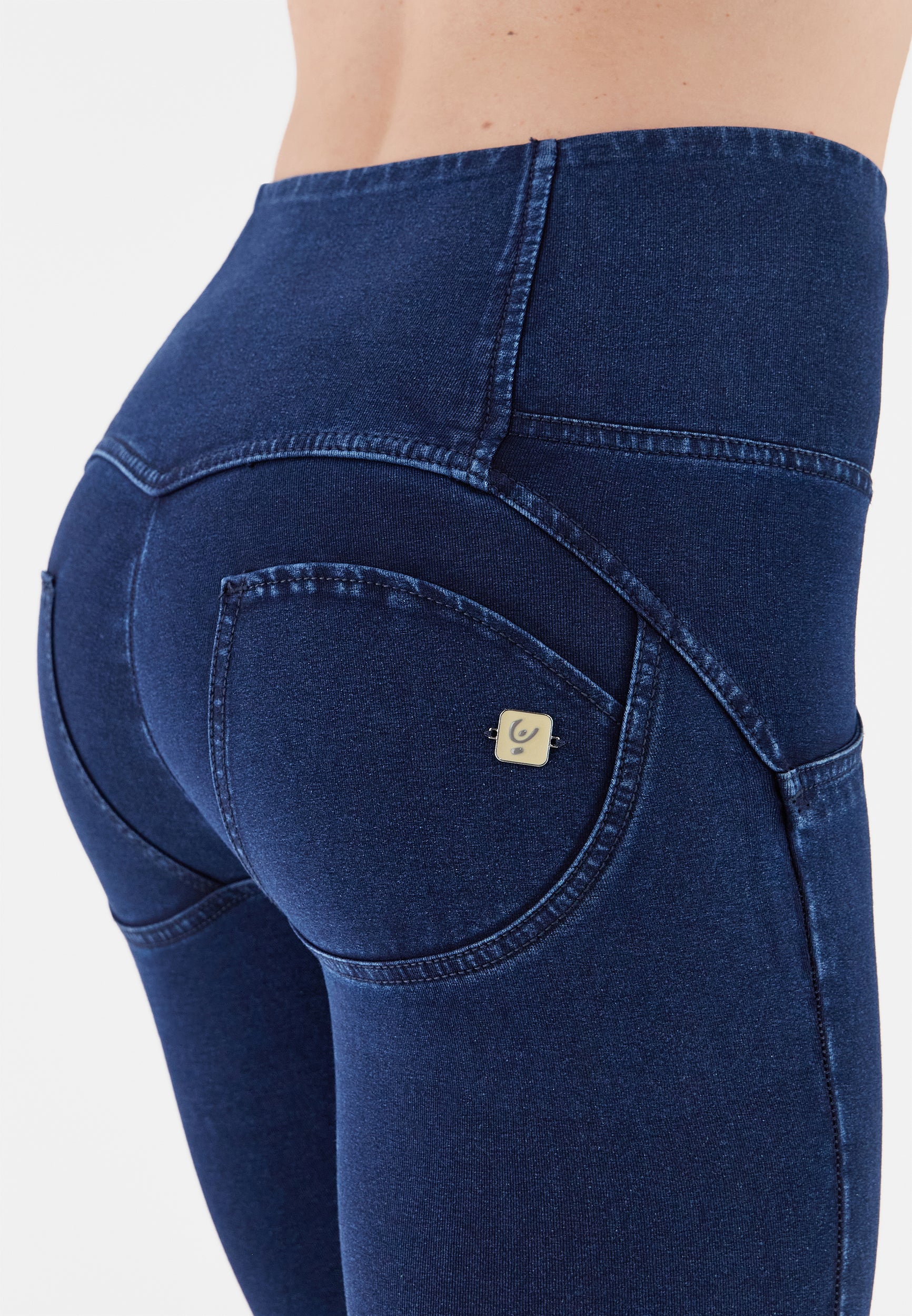 freddy-jeggings-wr-up-7-8-superskinny-vita-alta-con-bottoni-effetto-denim image 8