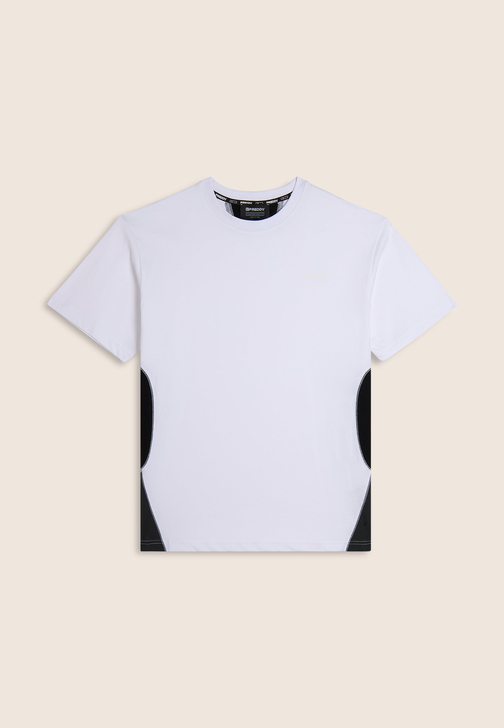 freddy-t-shirt-regular-fit-con-inserti-a-contrasto image 4