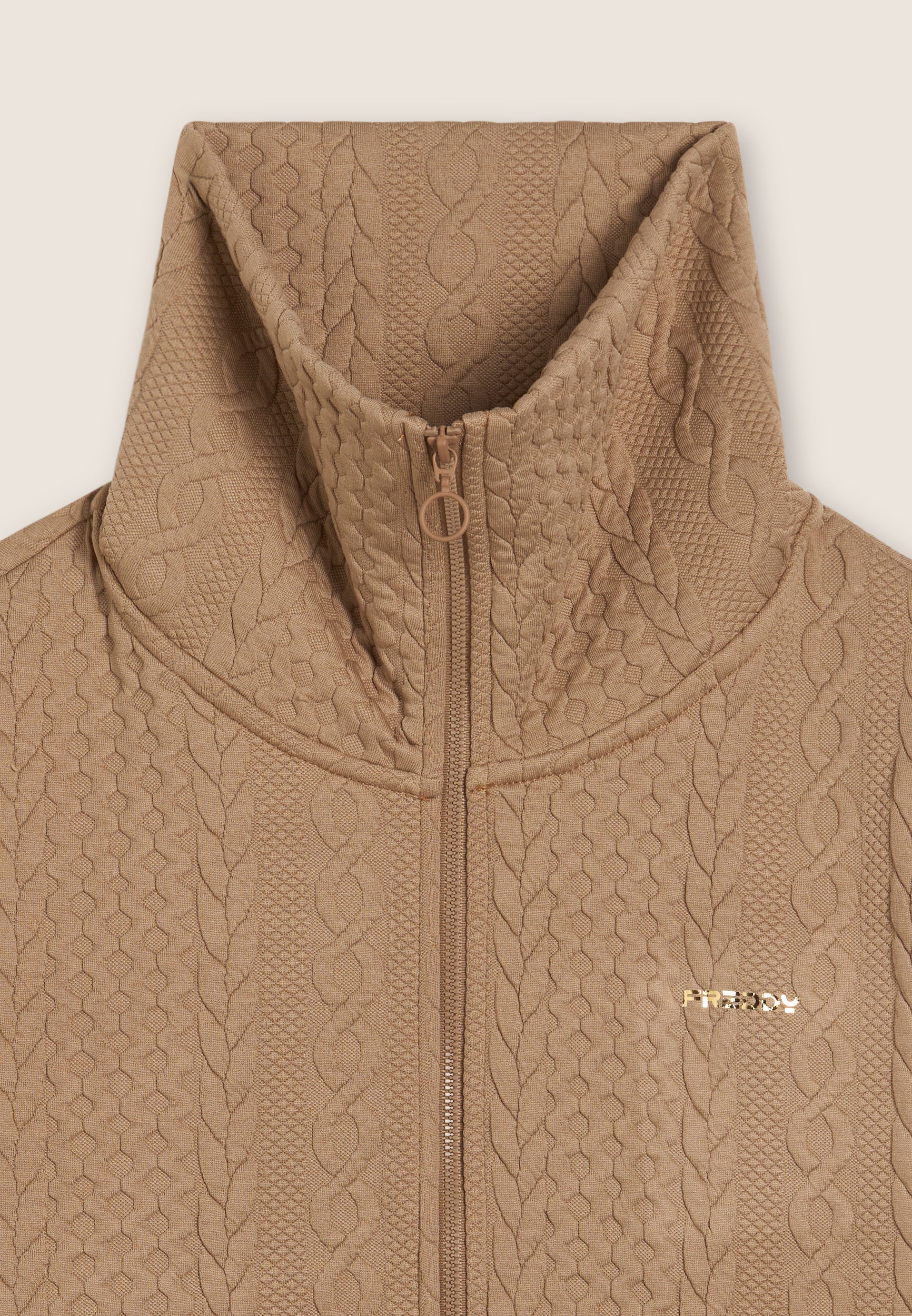 freddy-felpa-full-zip-tecnica-doppio-a-trecce-felpa-donna image 8