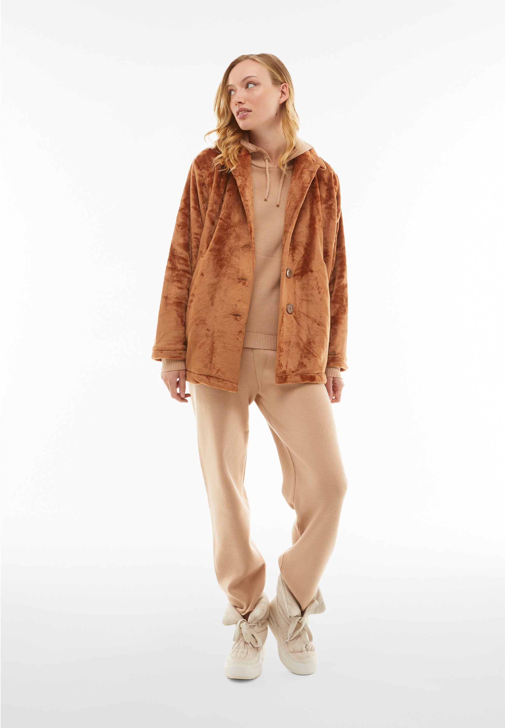 freddy-cappotto-teddy-coat-oversize-donna-pelliccia-sintetica-doubleface image 2