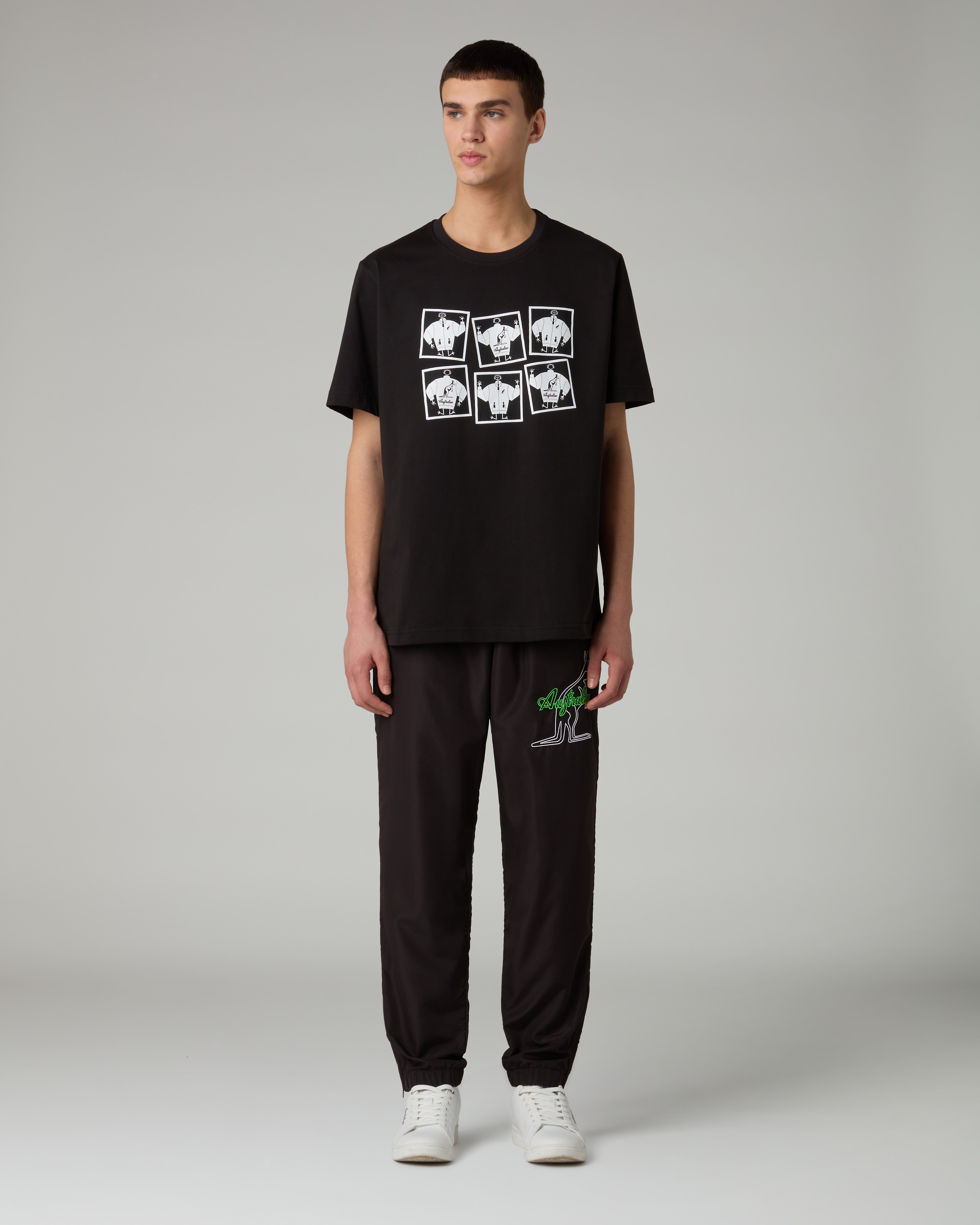 australian-ego-track-pant-pantalone-tuta-nero-1990 image 2