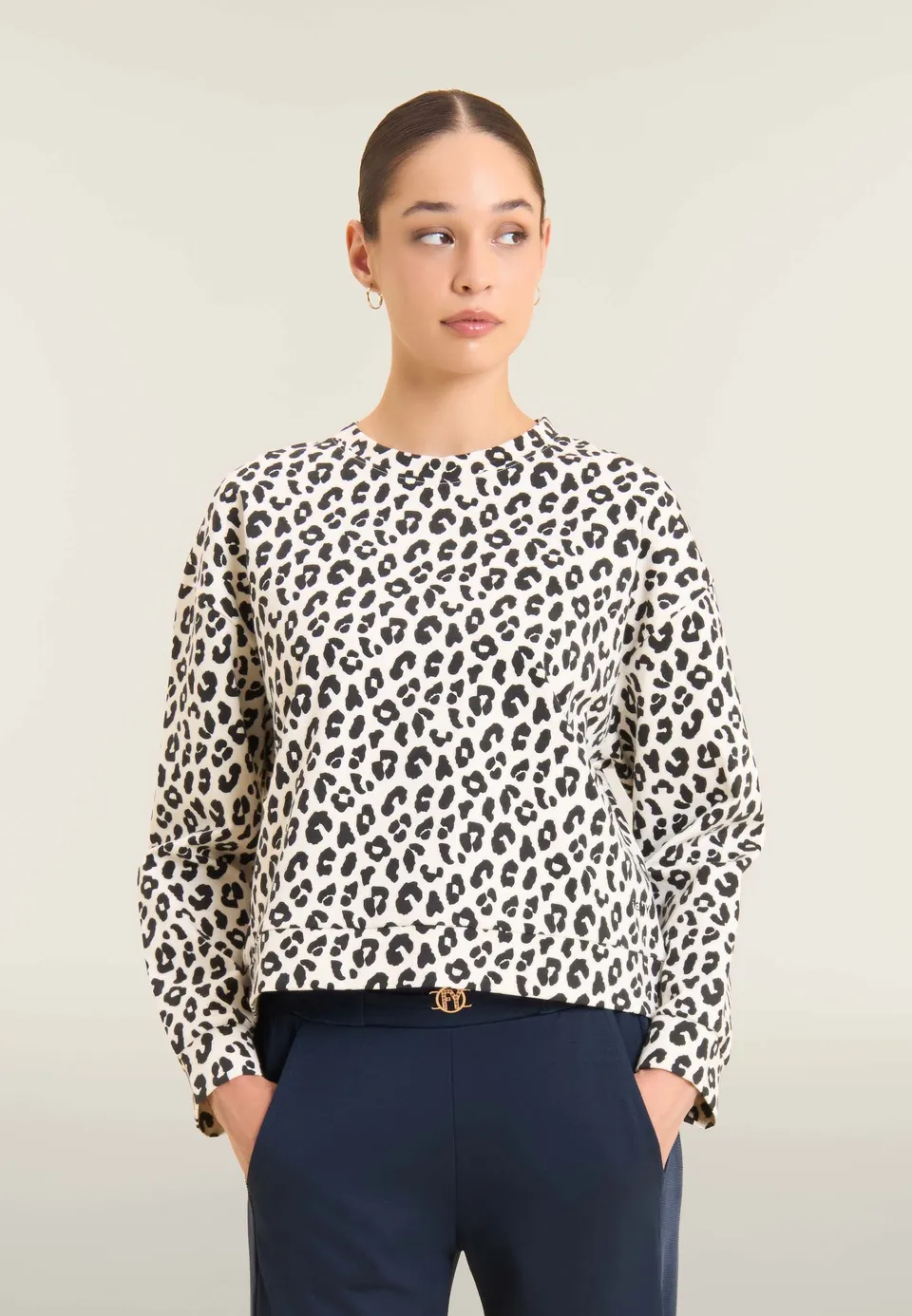 freddy-felpa-donna-leopardata-girocollo-cropped-comfort image 1