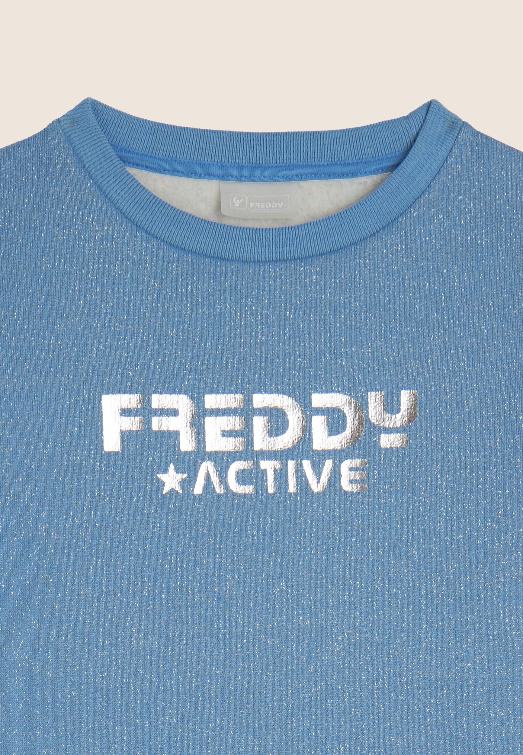 freddy-felpa-maxi-bambina-in-cotone-con-effetto-lurex image 6