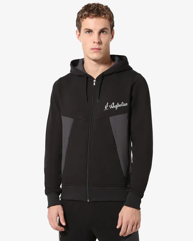 australian-tek-fleece-jacket-sportswear-giacca-felpa-uomo-con-cappuccio image 1