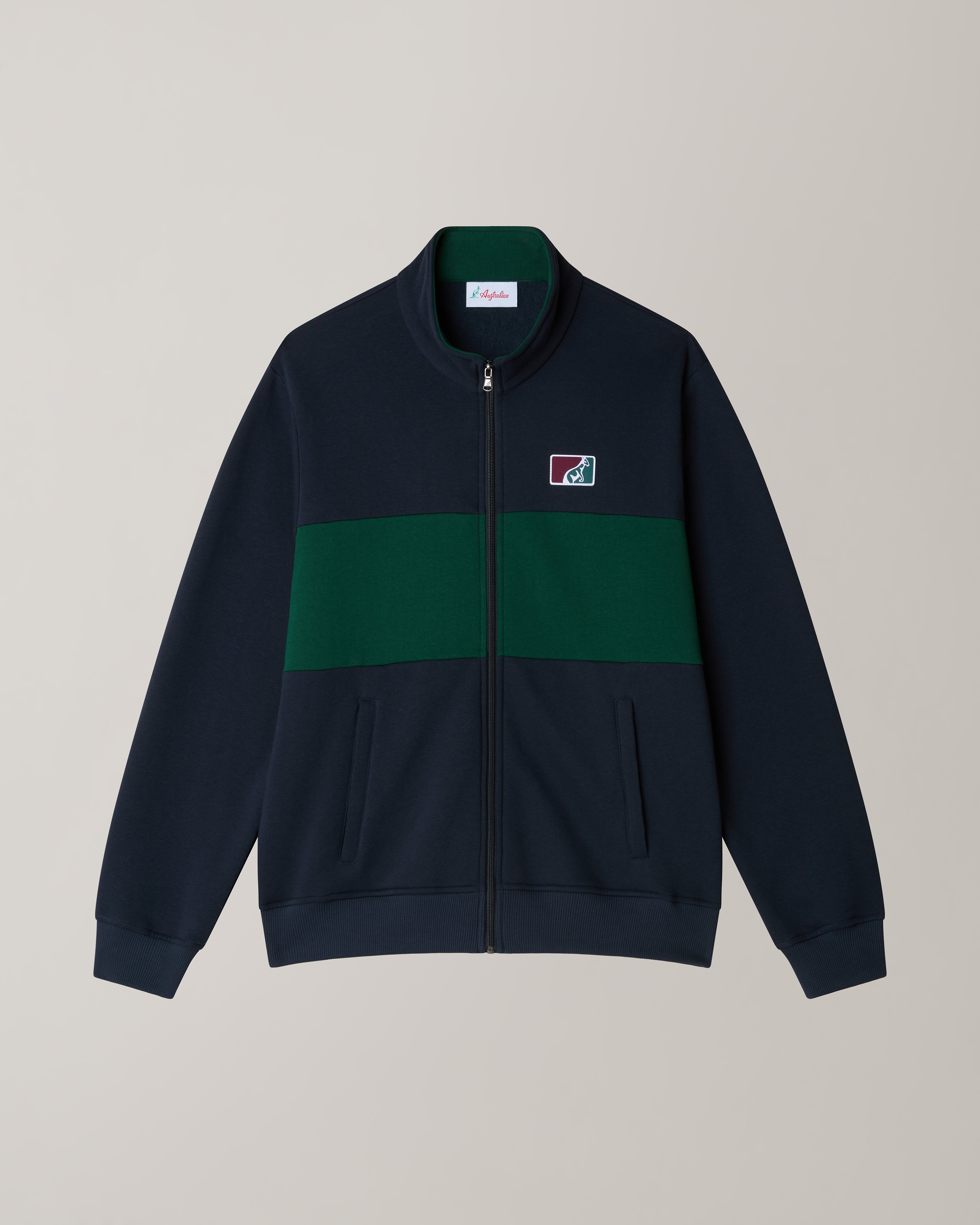 australian-posh-fleece-track-jacket-giacca-felpa-blu-navy image 6