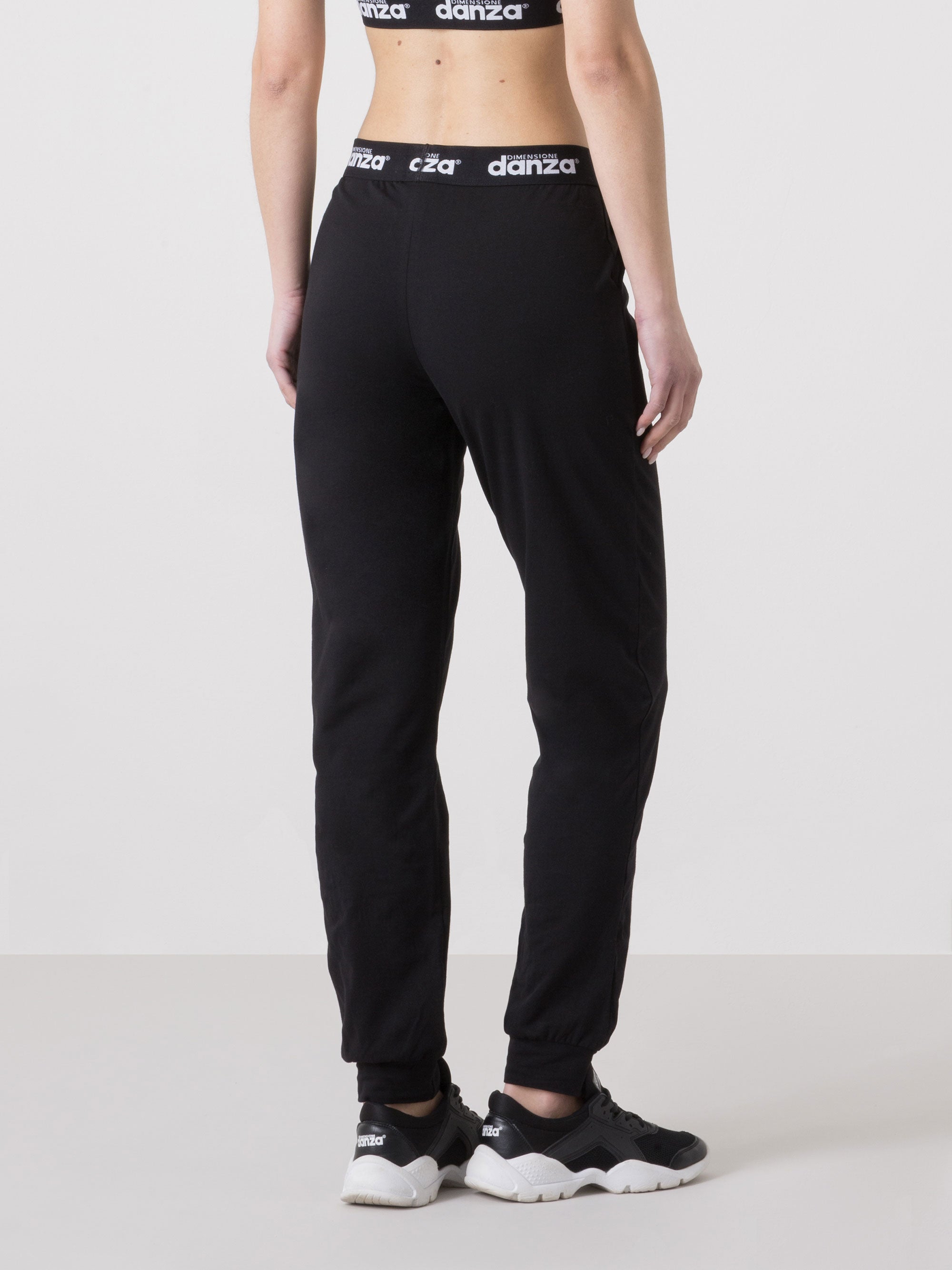 dimensione-danza-pantaloni-jogger-donna-con-fascia-logo-elasticizzata image 3