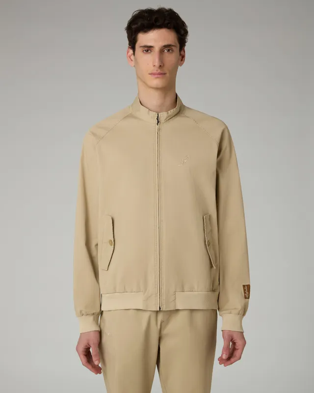 australian-doric-city-track-jacket-cotton-twill-kaki image 1