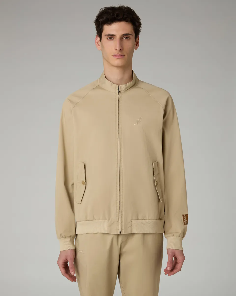 australian-doric-city-track-jacket-cotton-twill-kaki image 1