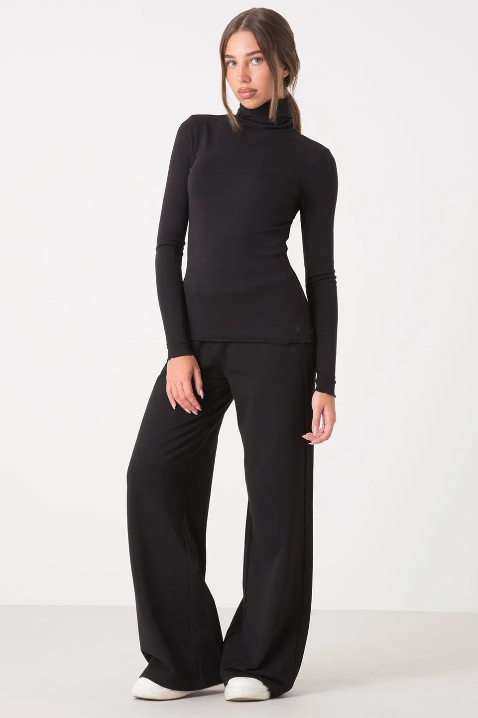 dimensione-danza-lupetto-in-modal-a-costine-slim-fit image 1