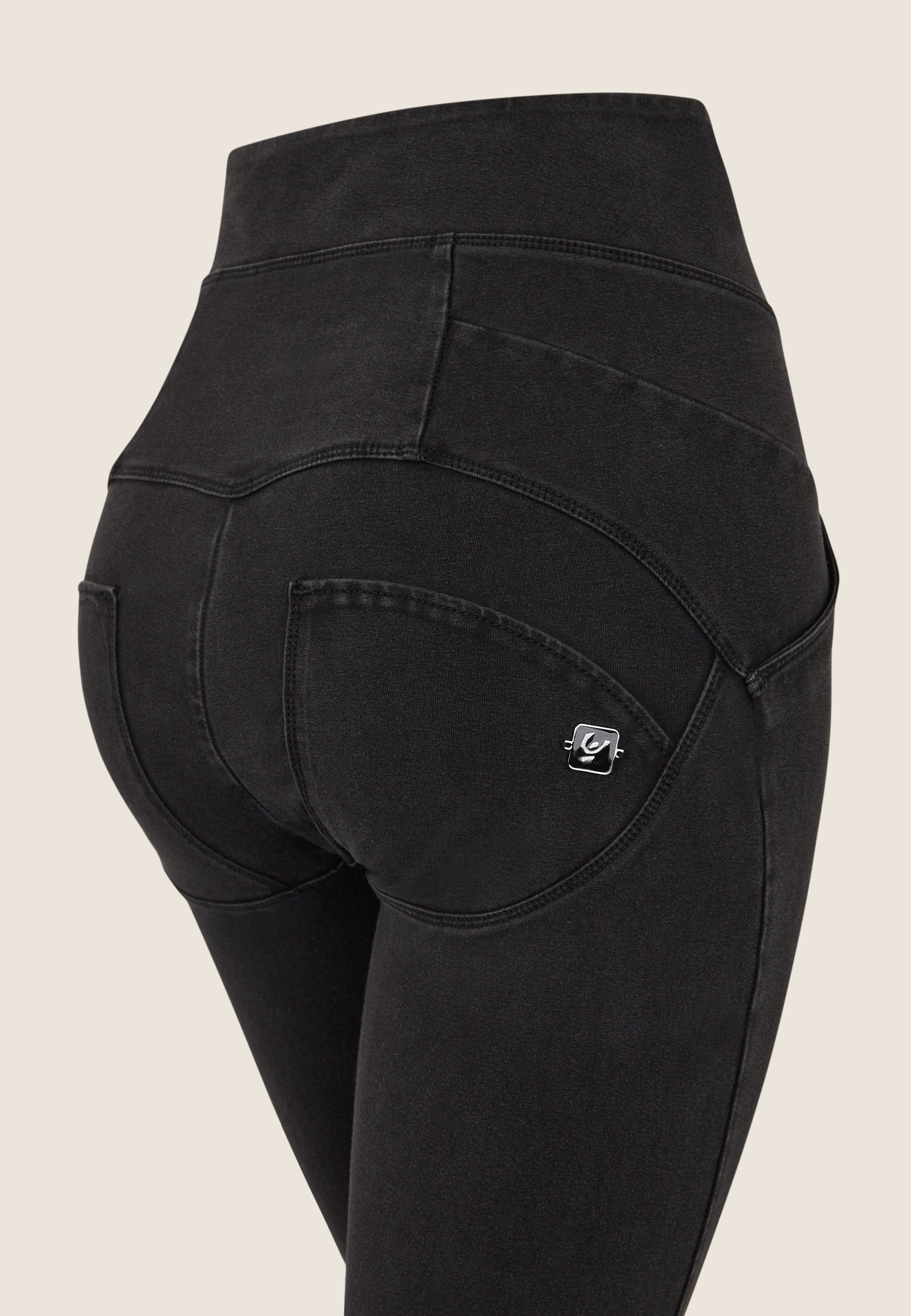 freddy-wr-up-jeggings-7-8-vita-altissima-effetto-denim-used-con-spacco image 8