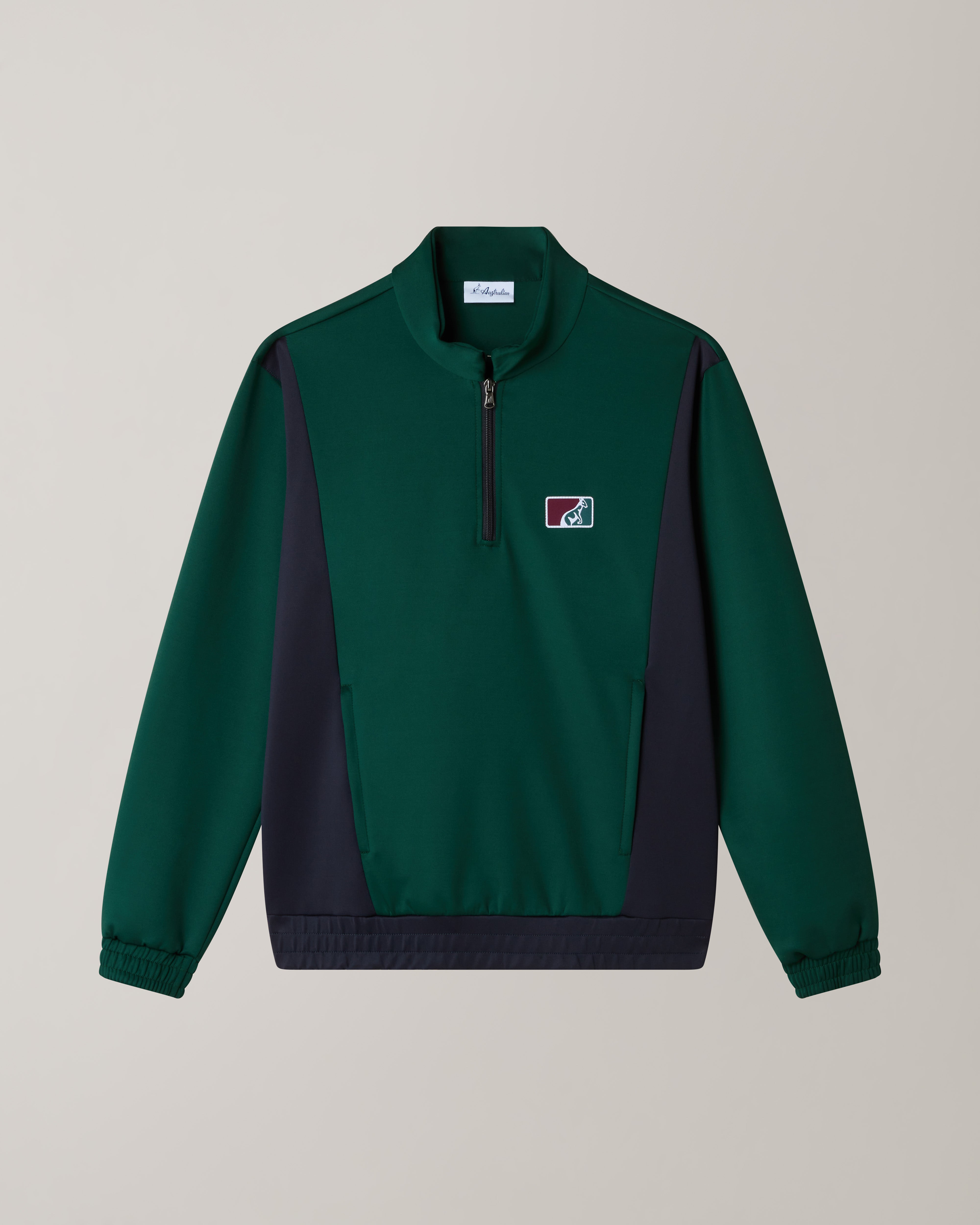 australian-classic-crewneck-felpa-girocollo-mezza-zip-tennis image 6