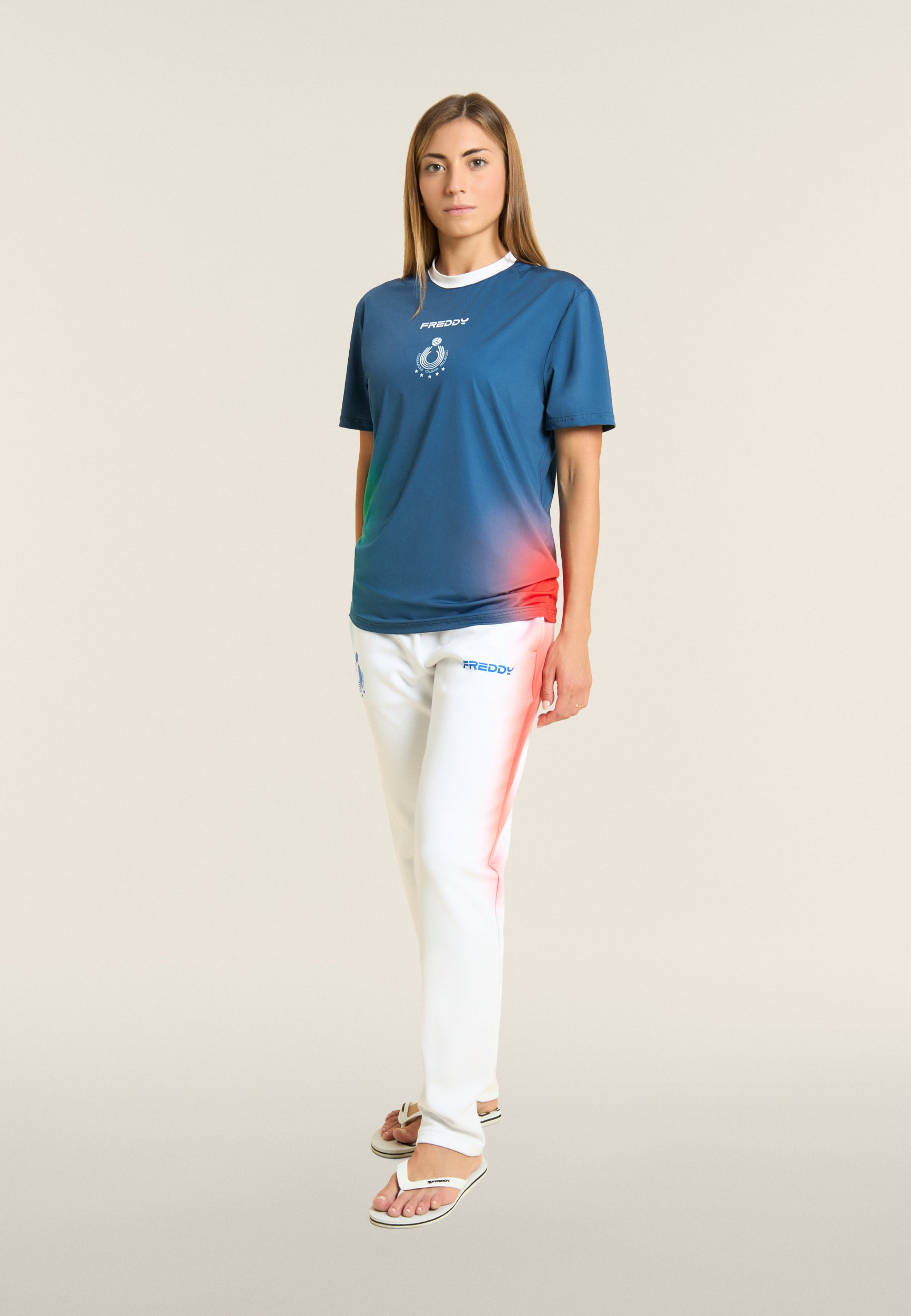 freddy-t-shirt-donna-beach-volley-nazionale-italia-2025-26-uv-50 image 2