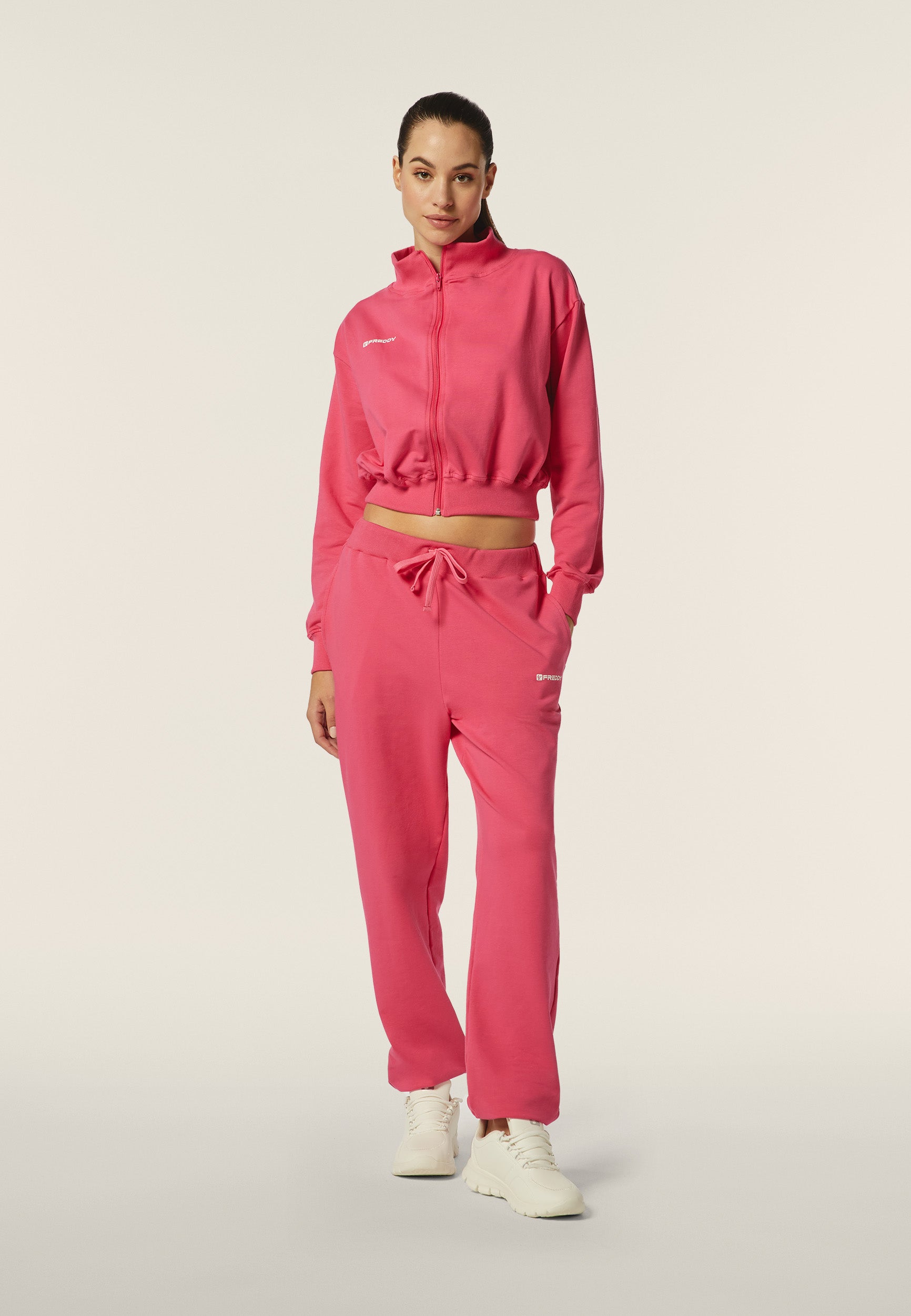 freddy-tuta-sportiva-attitude-donna-e-junior-felpa-cropped-pantalone image 1