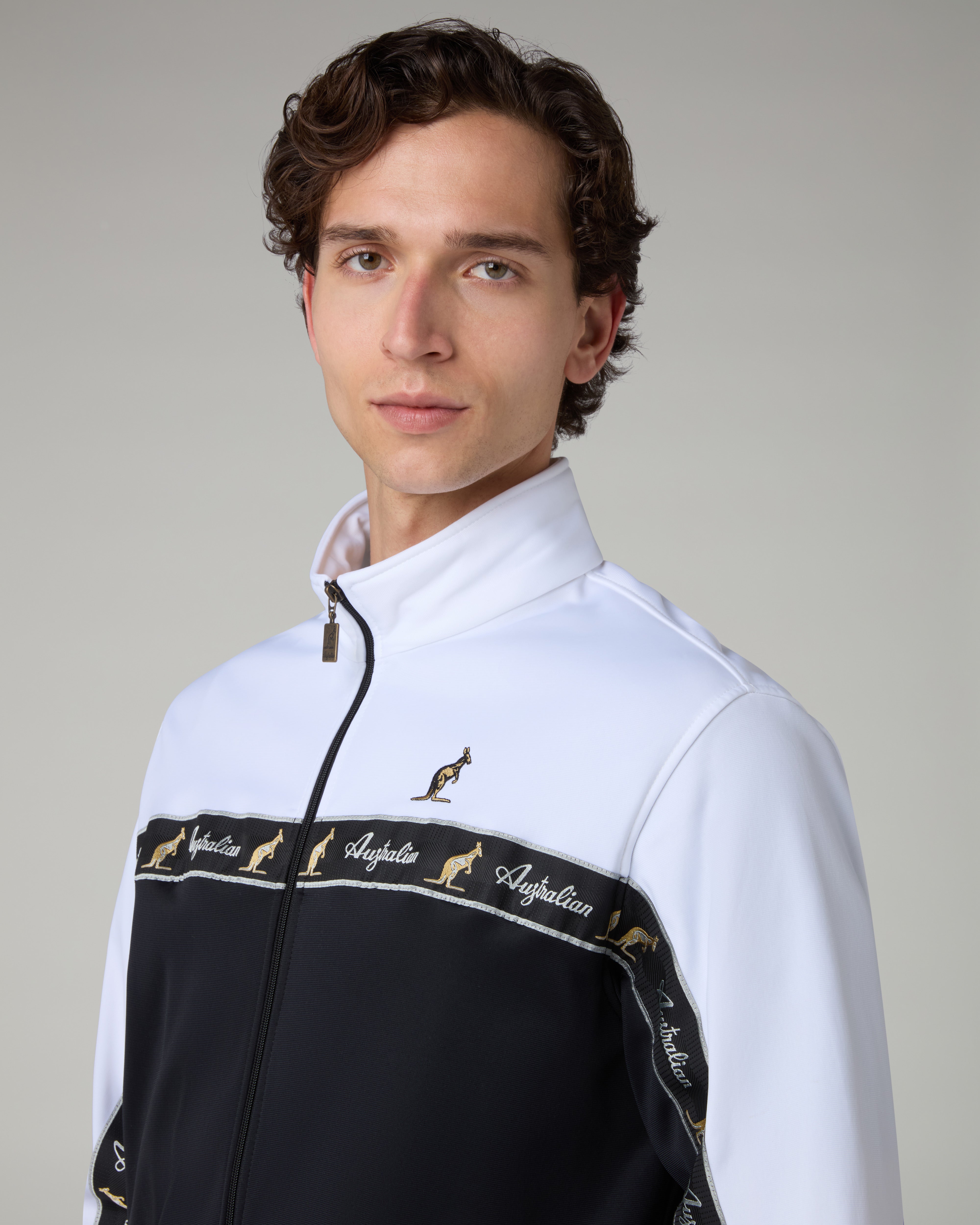 australian-duo-track-jacket-giacca-tuta-acetato-bianca-full-zip image 4