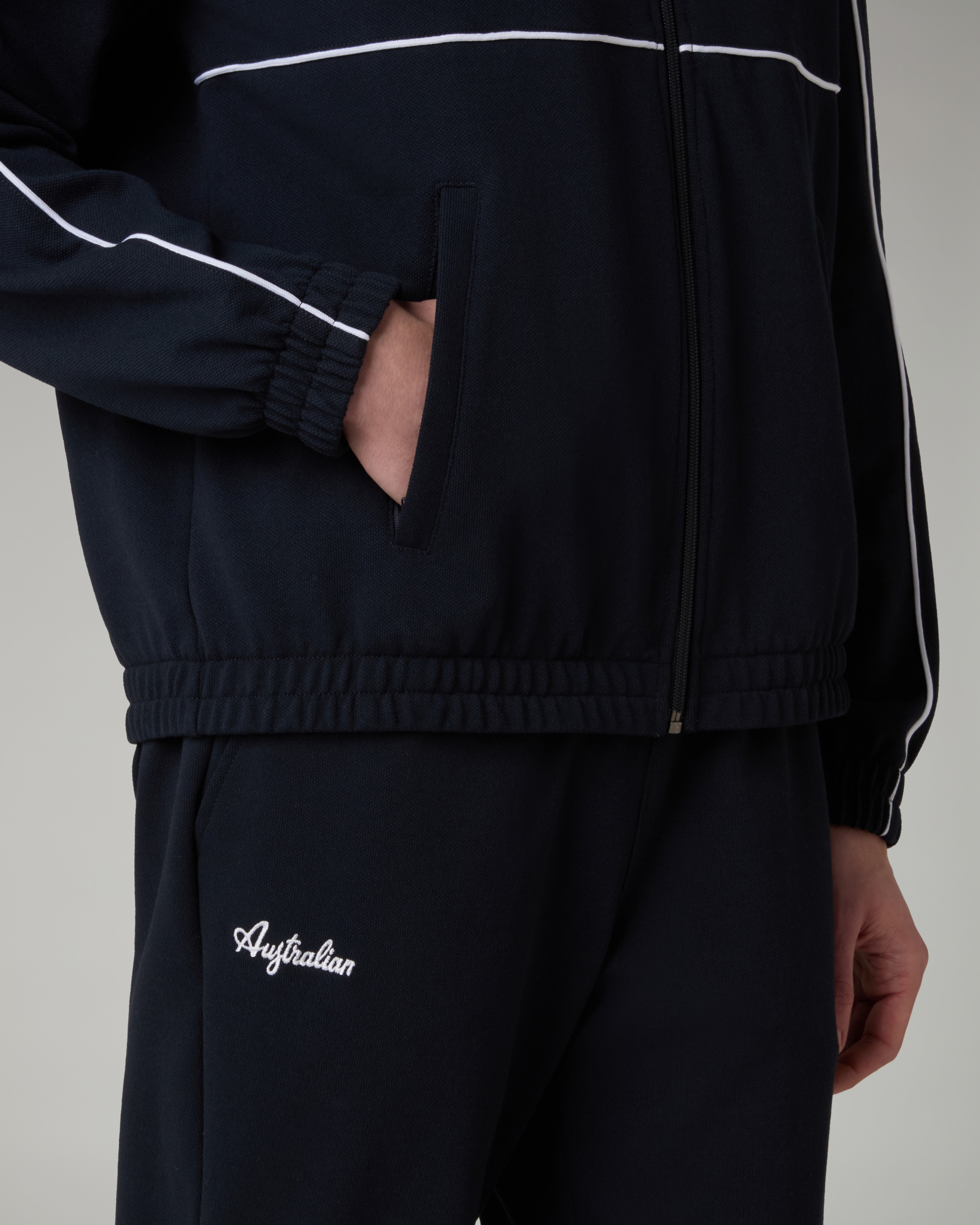 australian-mycon-piquet-tracksuit-tuta-blu-navy-made-in-italy image 5