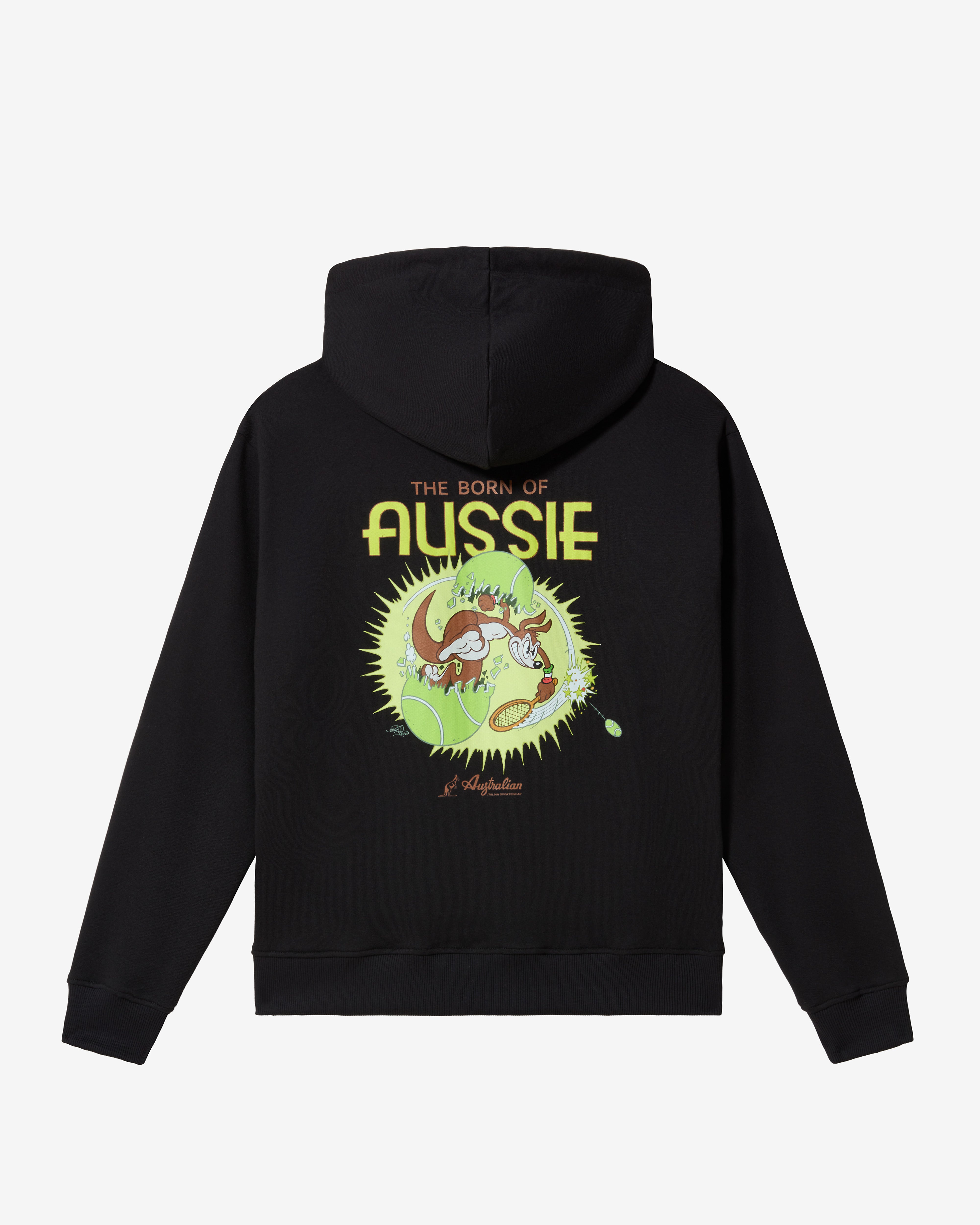 australian-aussie-felpa-con-cappuccio-nera-shawn-dickinson image 6