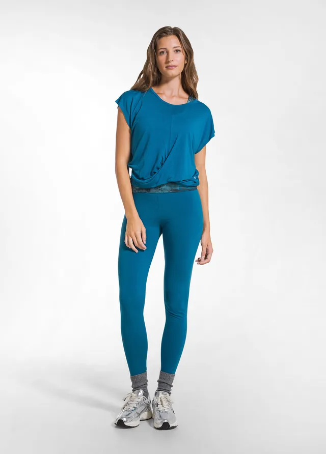 deha-d42036-leggings-vita-alta-in-jersey-stretch-verde image 1