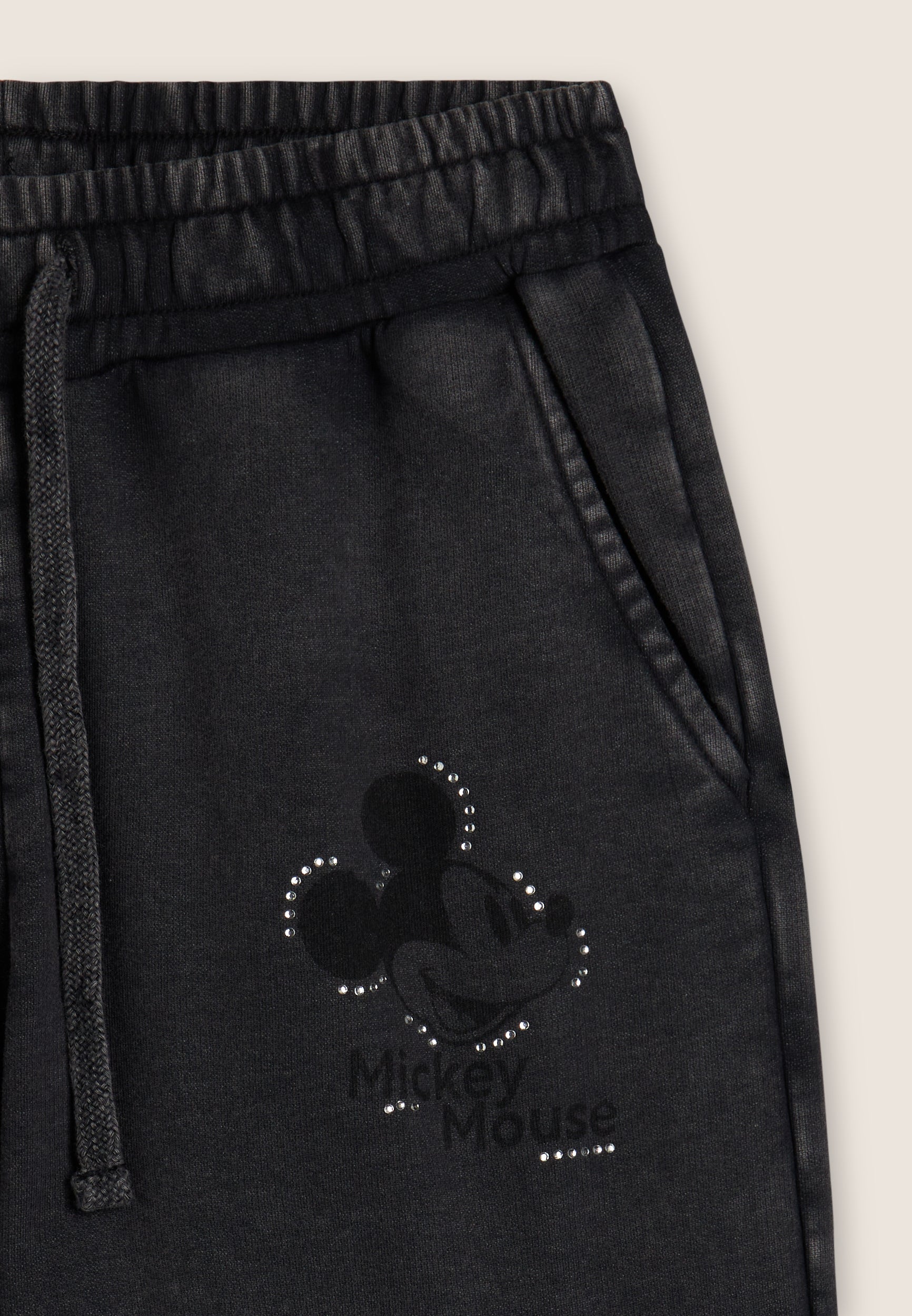 freddy-pantaloni-cargo-donna-in-french-terry-con-grafica-disney-mickey-mouse image 7