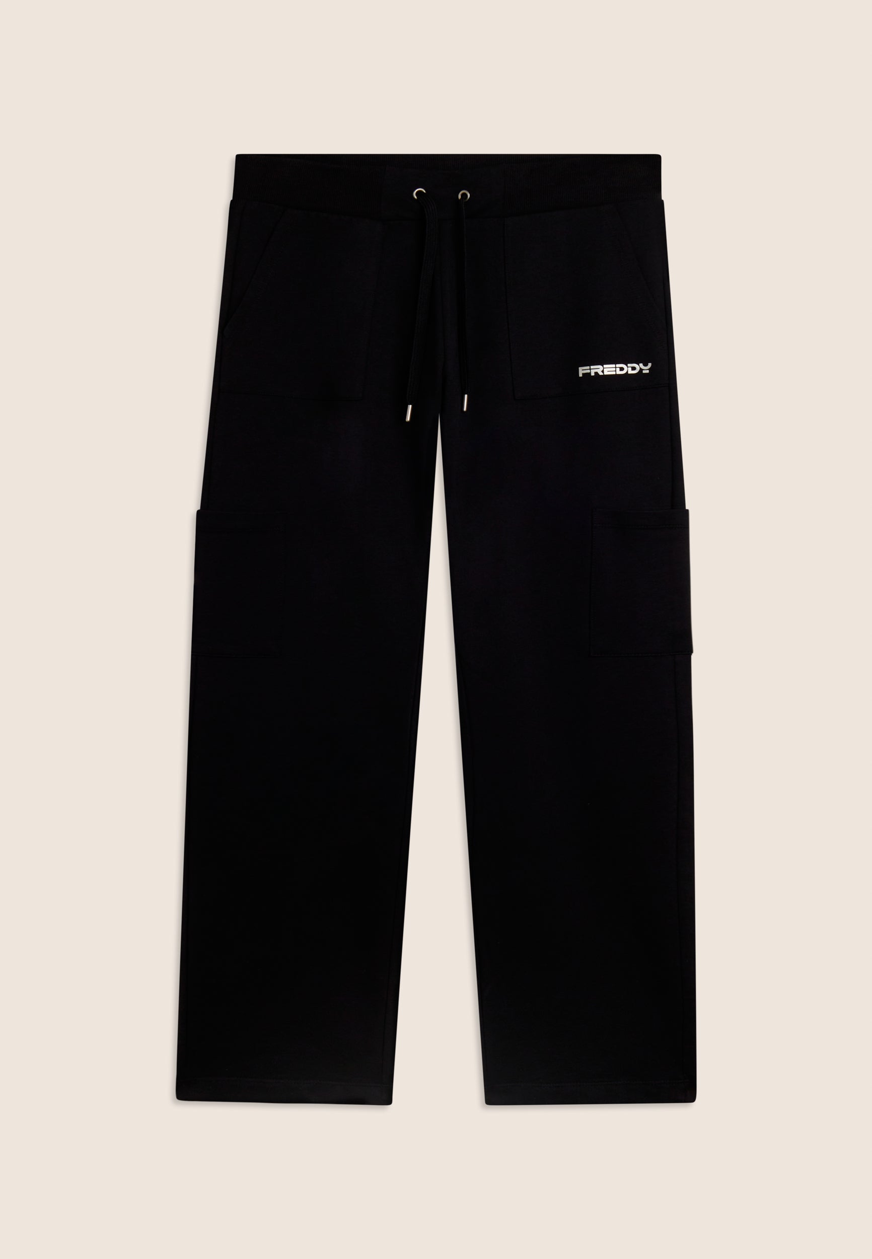 freddy-pantaloni-regular-gamba-dritta-con-tasche-e-coulisse image 6