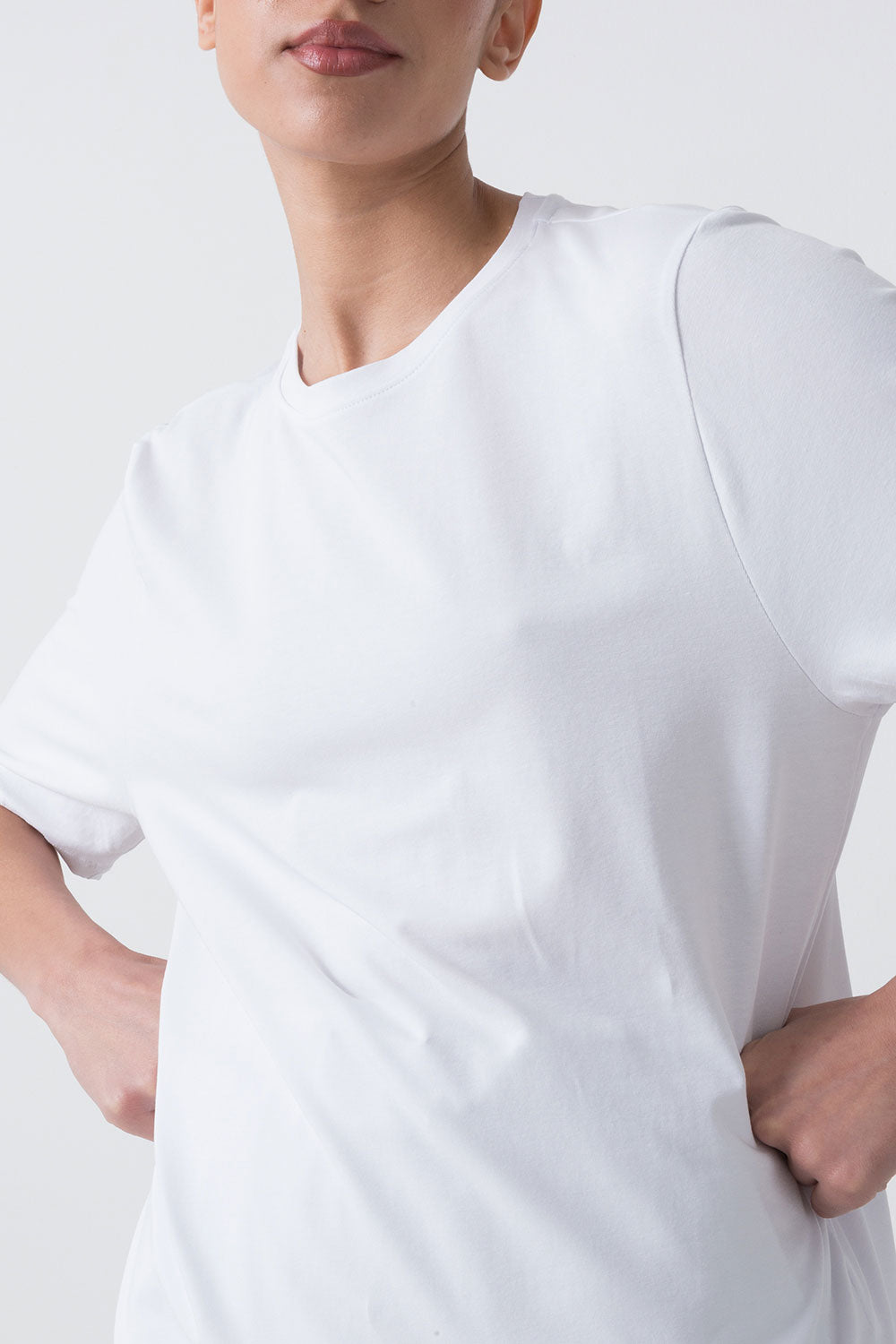 dimensione-danza-basic-t-shirt-in-jersey-elasticizzato-girocollo-maniche-corte image 4