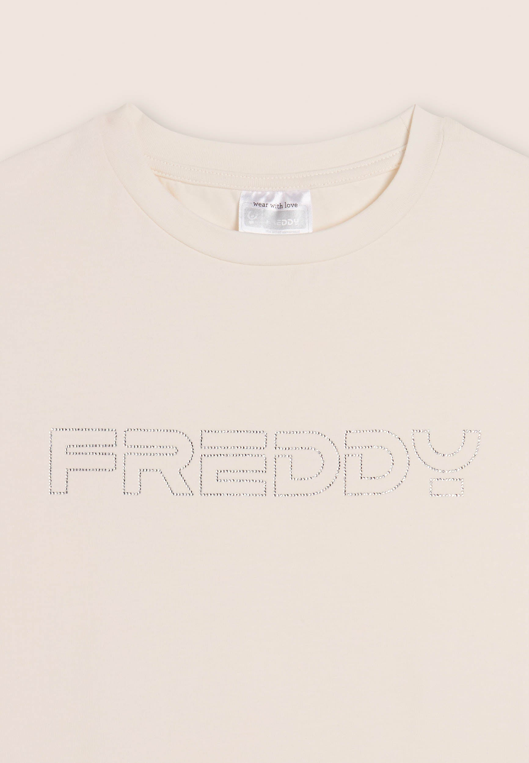 freddy-t-shirt-bambina-regular-con-logo-freddy-in-strass image 6