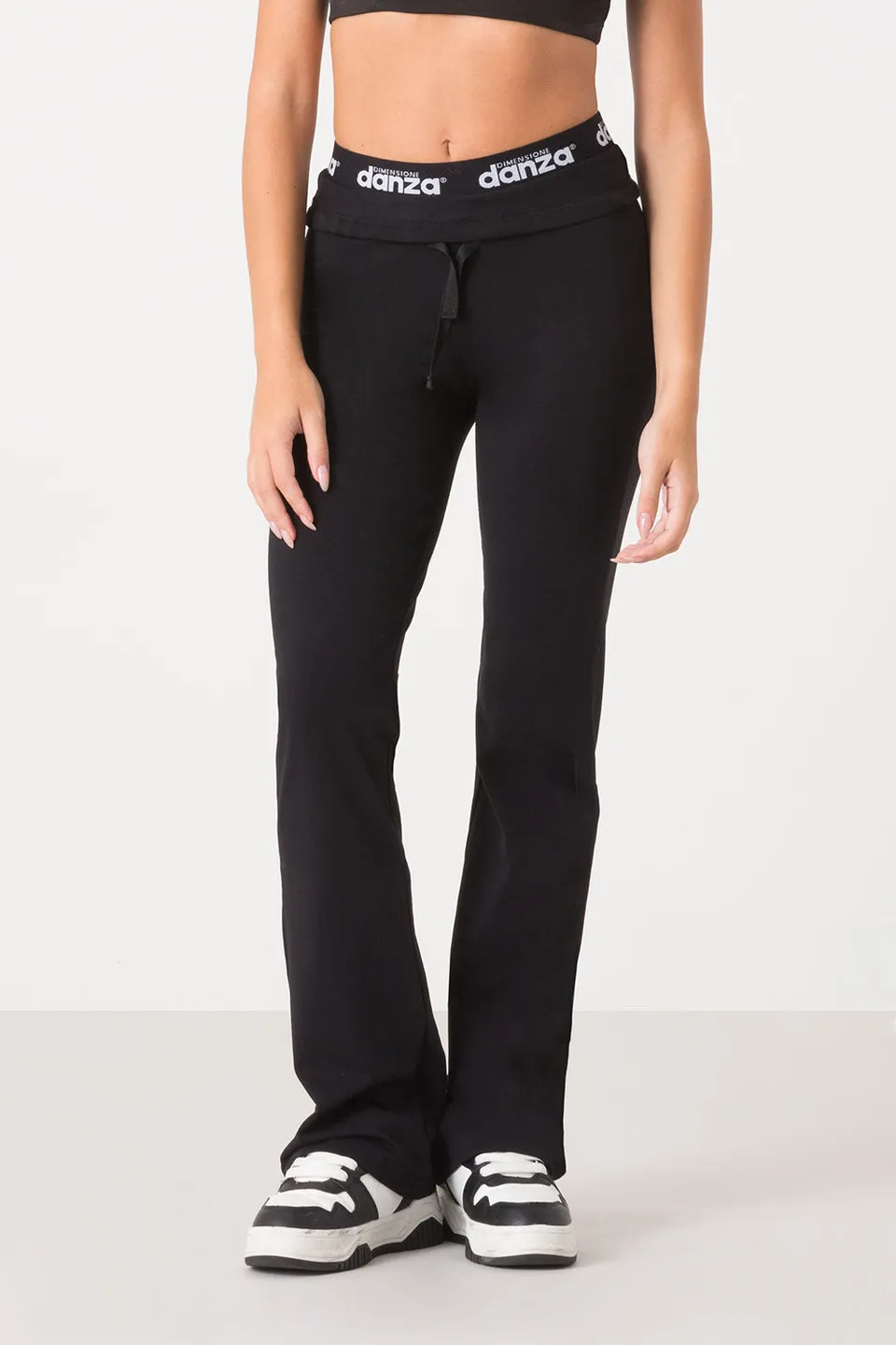 dimensione-danza-basic-panta-jazz-donna-jersey-stretch-elastico-jacquard image 1