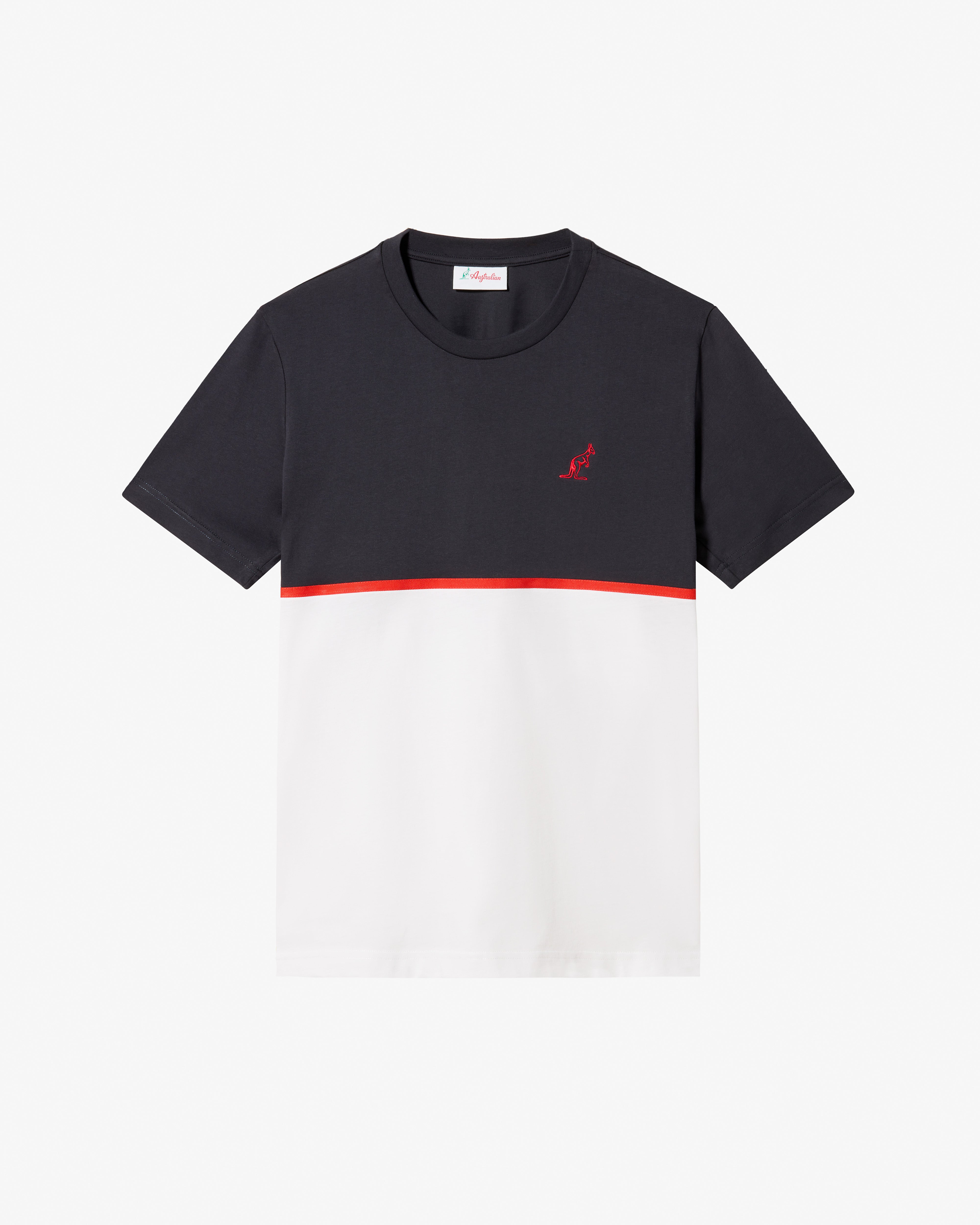 australian-camomaps-t-shirt-t-shirt-cotone-uomo-blu-navy-regular-fit image 5