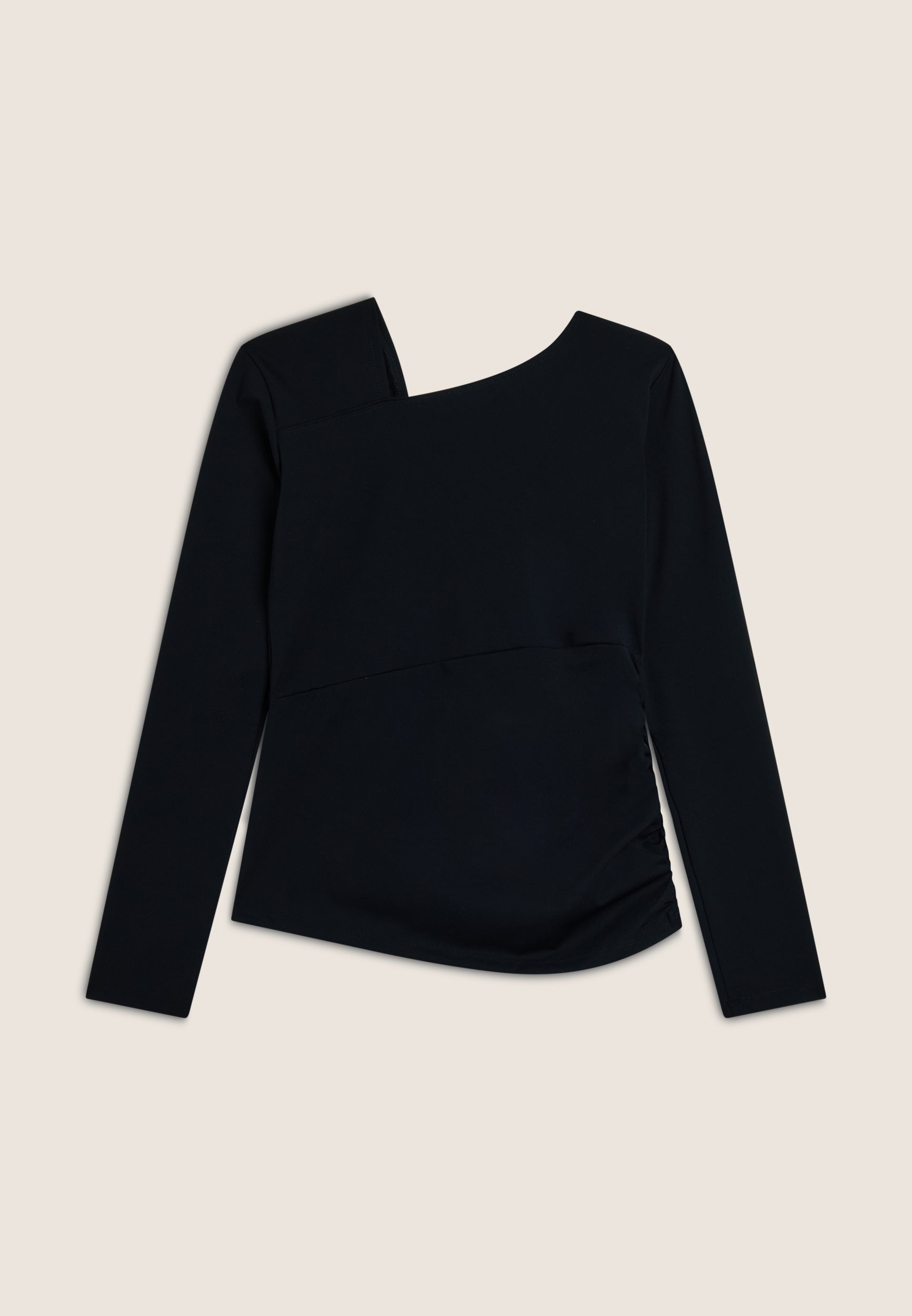 freddy-maglia-donna-manica-lunga-jersey-asimmetrica image 2