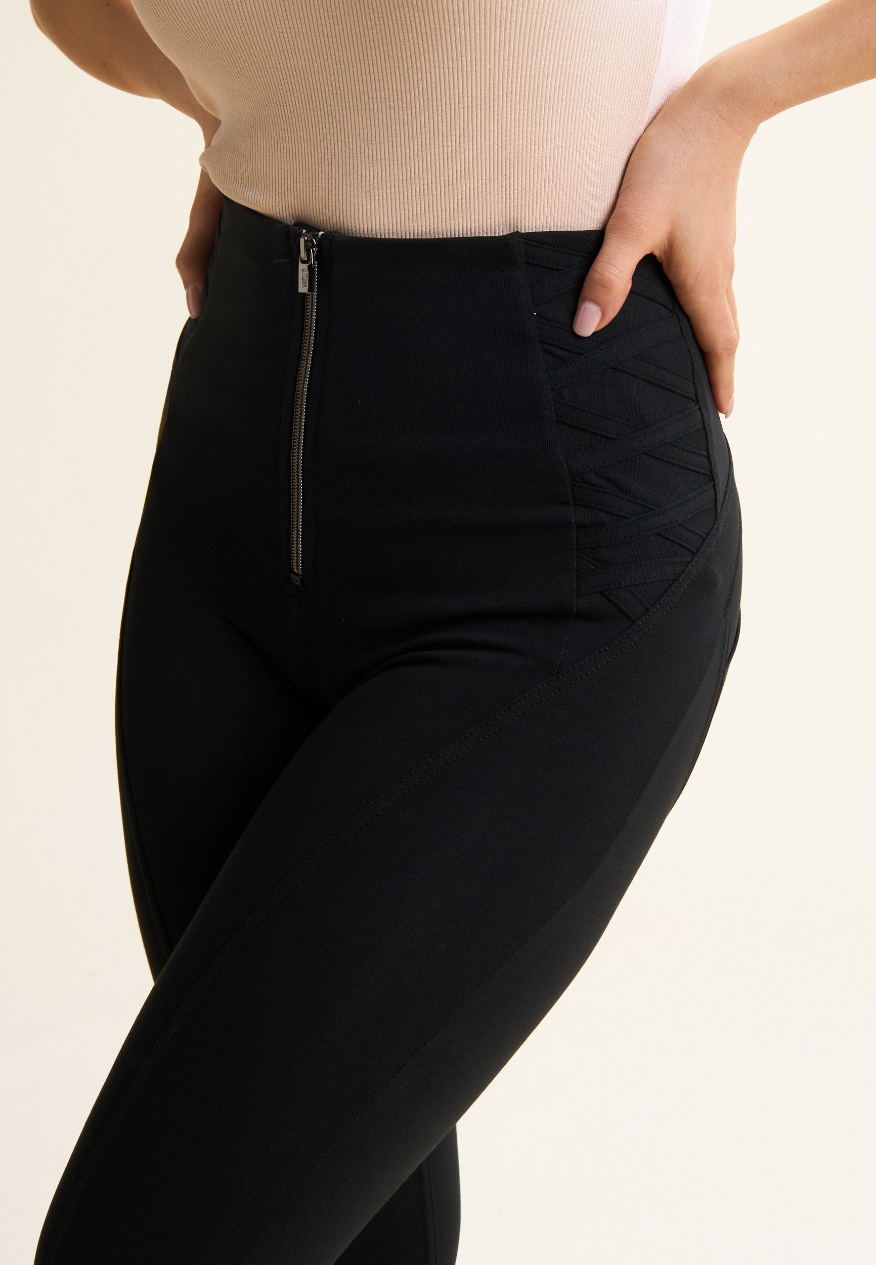 freddy-pantaloni-wr-up-donna-vita-alta-superskinny-in-jersey image 5