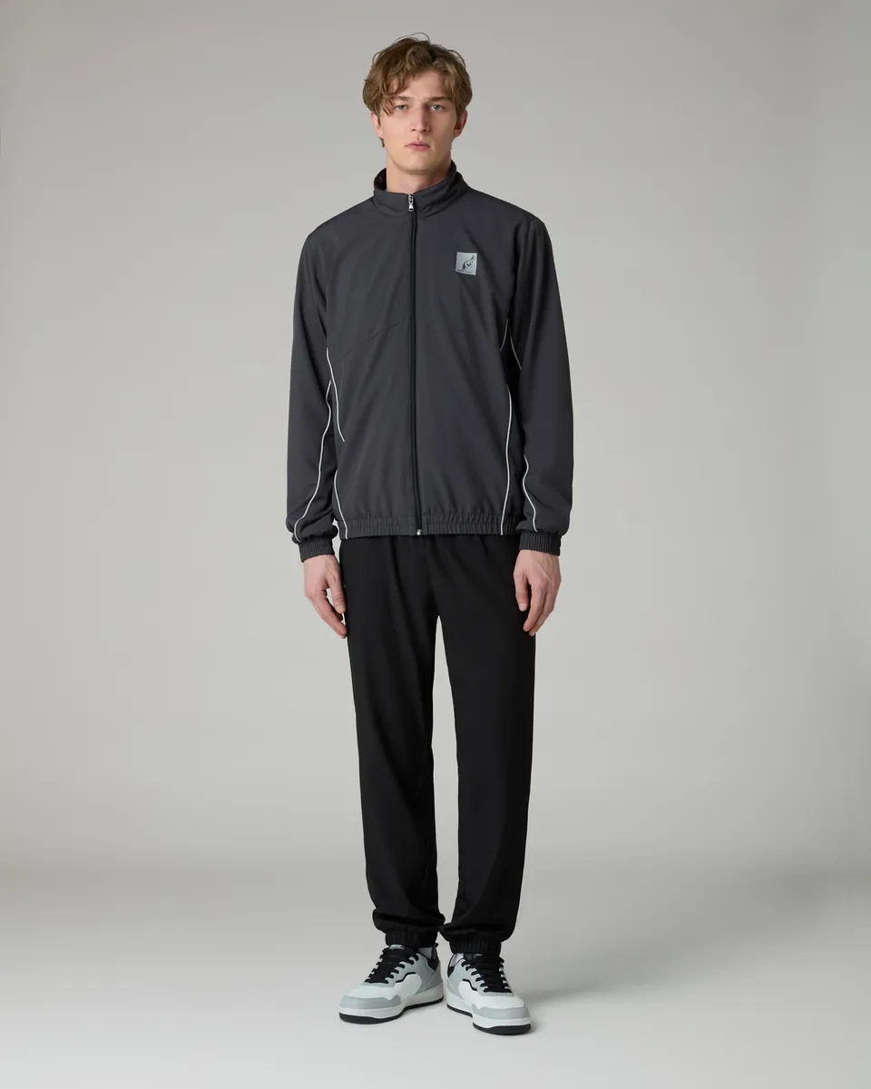australian-nocturna-slam-tracksuit-grigio-titanio-tuta-tecnica-foderata-made-in- image 1