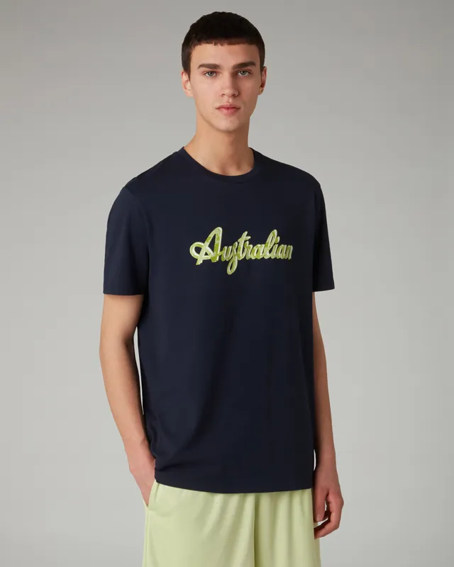 australian-logo-ripple-t-shirt-maglietta-cotone image 1