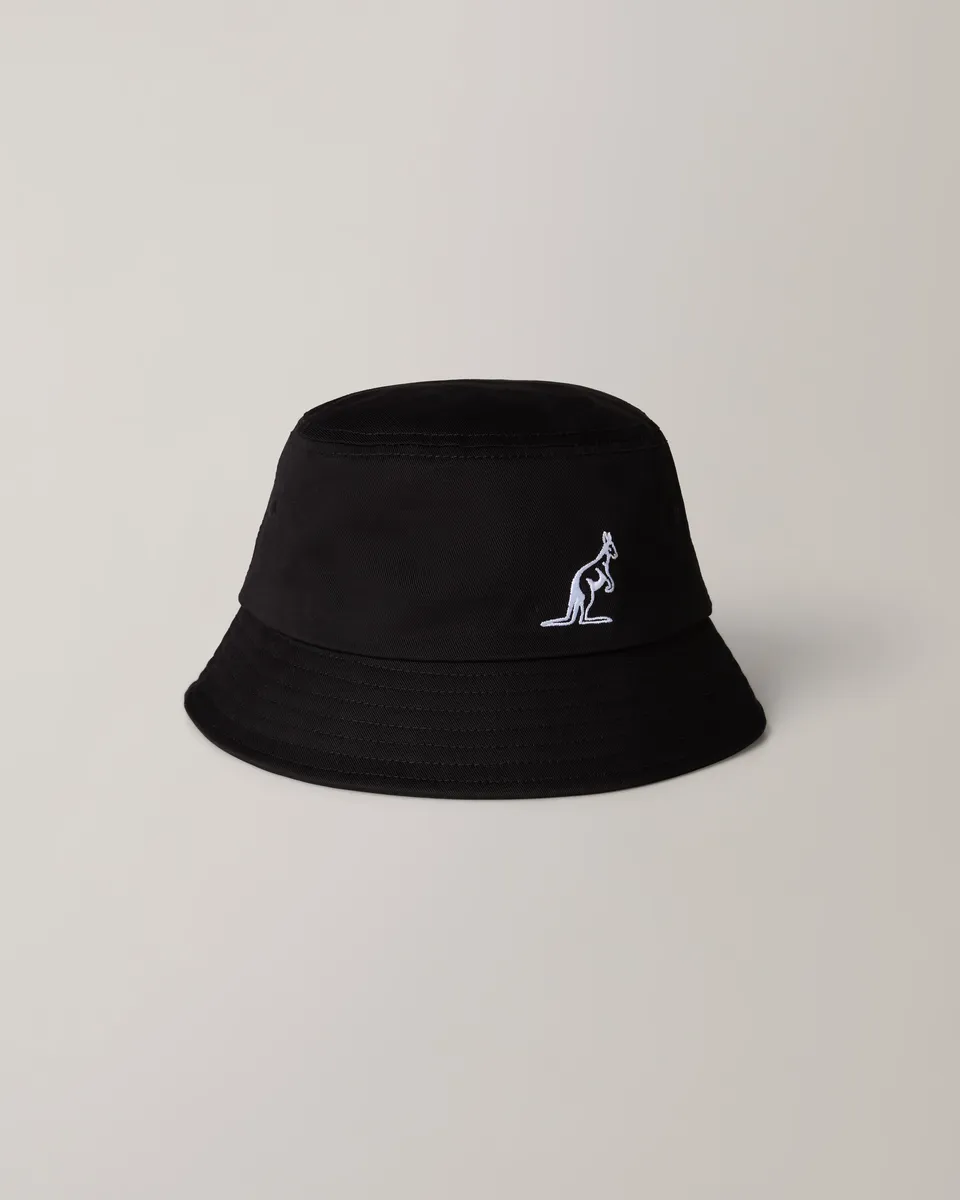 australian-bucket-logo-cap-cappello-a-secchiello-nero-in-cotone image 1