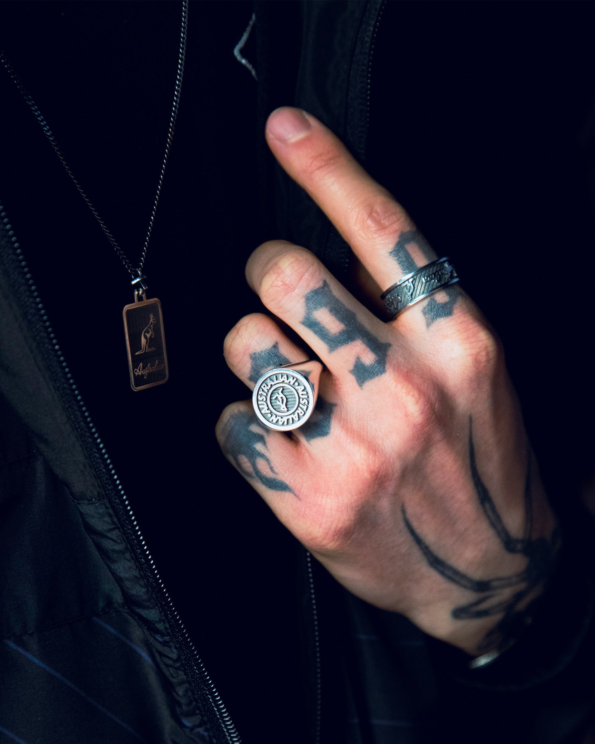australian-chevalier-ring-anello-argento-silver image 5