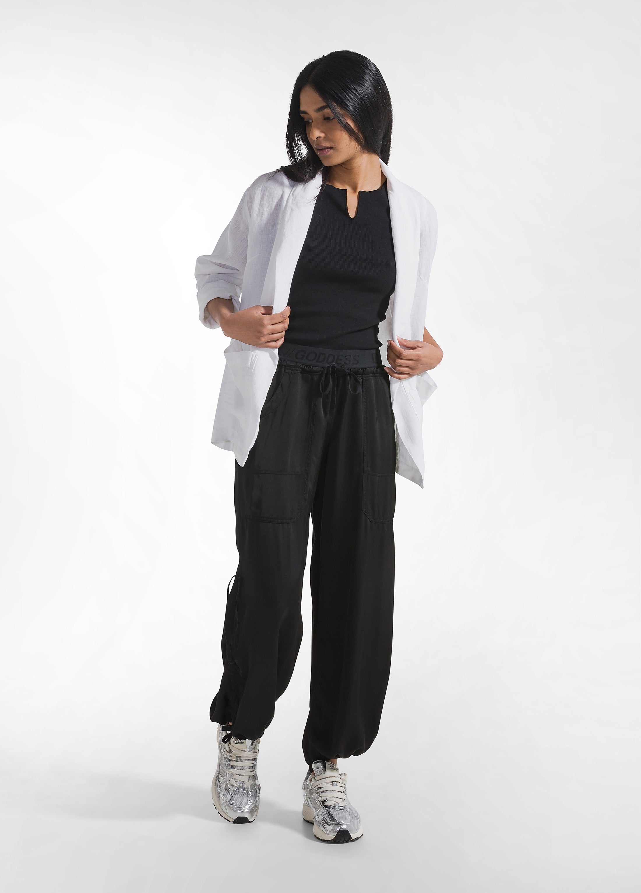 deha-d42580-blazer-in-lino-effetto-sfumato-bianco image 4