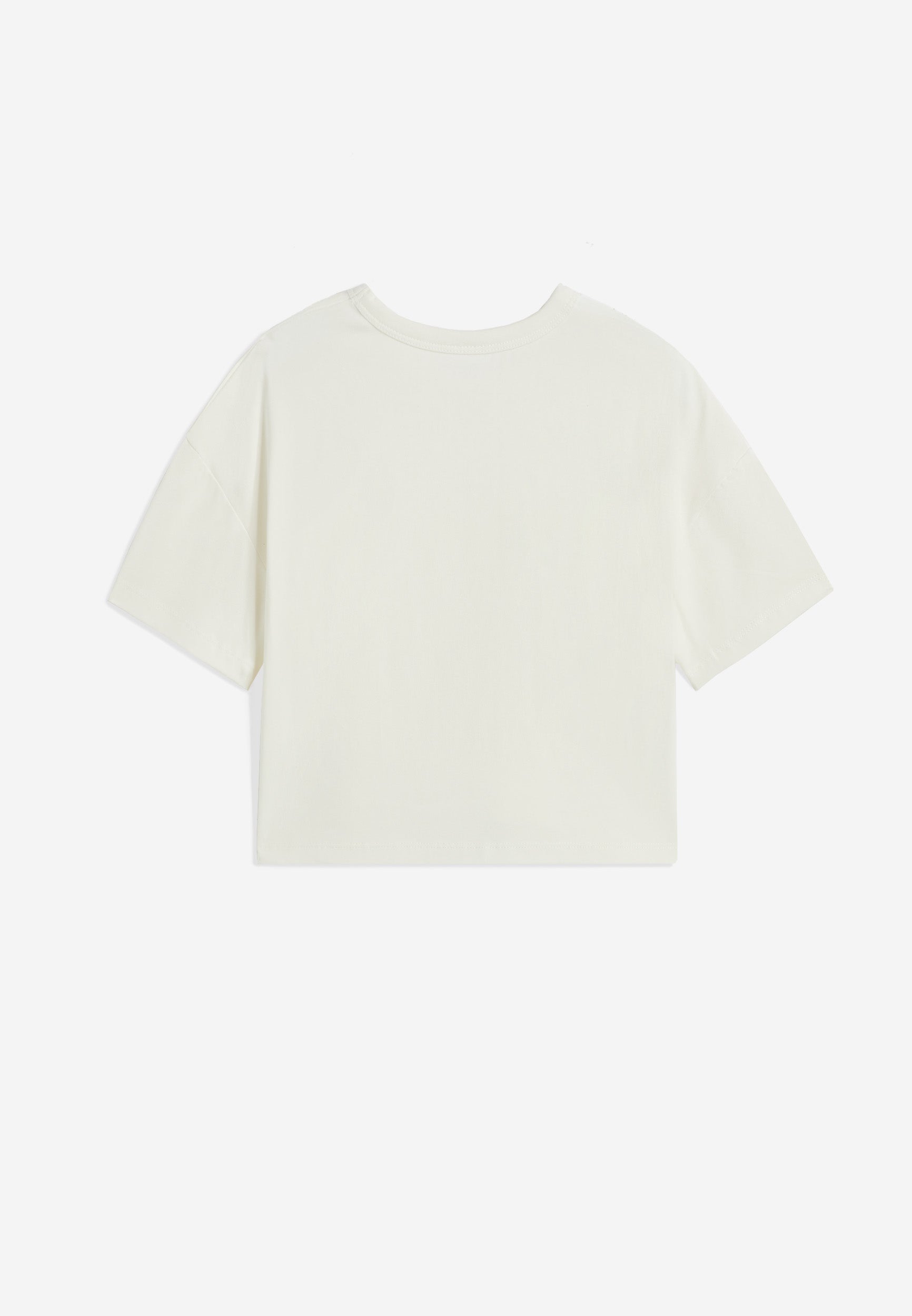 freddy-t-shirt-da-bambina-comfort-fit-corta-in-vita-in-jersey-cotone image 8